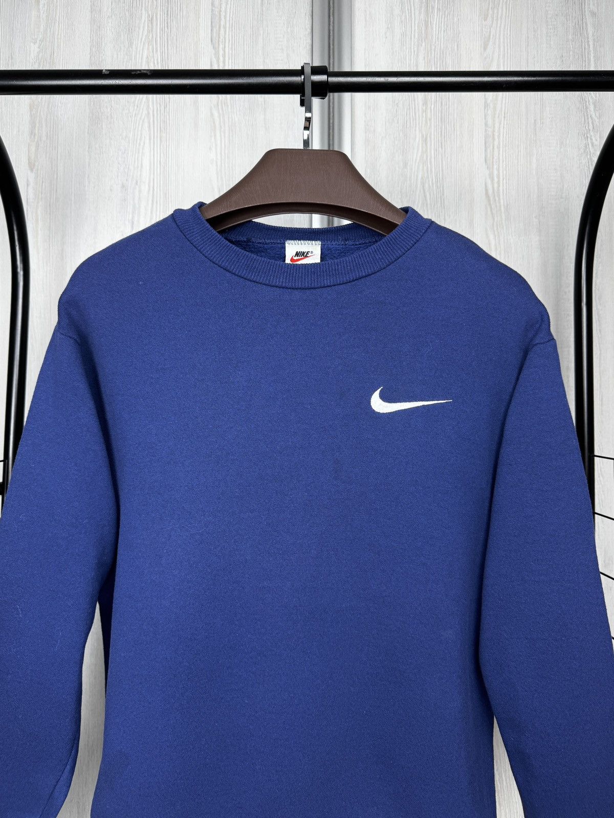 Nike Nike vintage 90s made in USA dark blue boys sweatshirt XL Size XL / US 12-14 / IT 48-50 - 3 Thumbnail