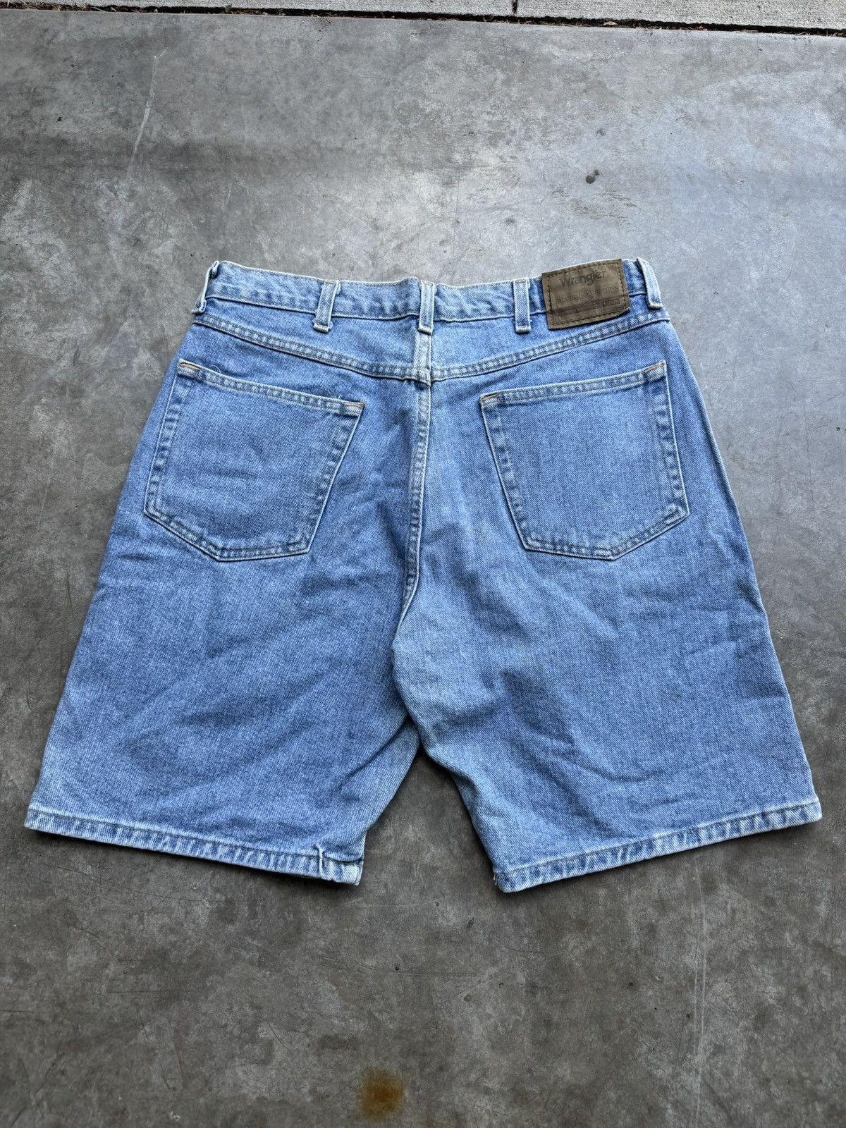 Wrangler Vintage 90’s/00’s Wrangler Light Denim Jean Shorts Size US 34 / EU 50 - 2 Thumbnail