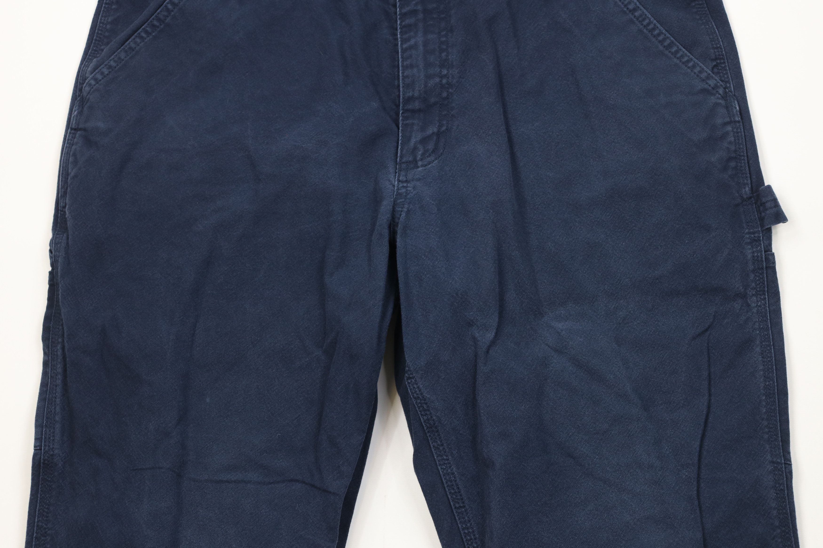 Carhartt Vintage Y2K Carhartt Wide Leg Dungaree Pants Navy Blue Size US 38 / EU 54 - 3 Thumbnail