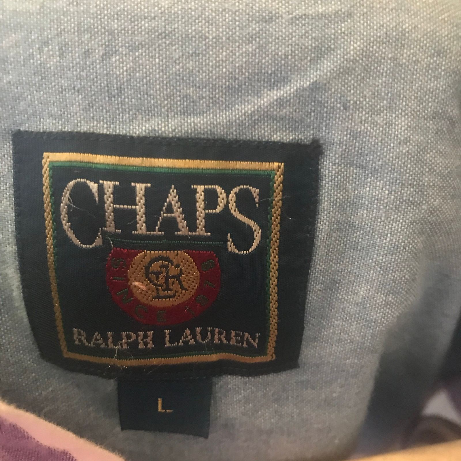 Chaps Ralph Lauren CHAPS RALPH LAUREN Dress Shirt Men's L Multicolored LS Size US L / EU 52-54 / 3 - 3 Thumbnail