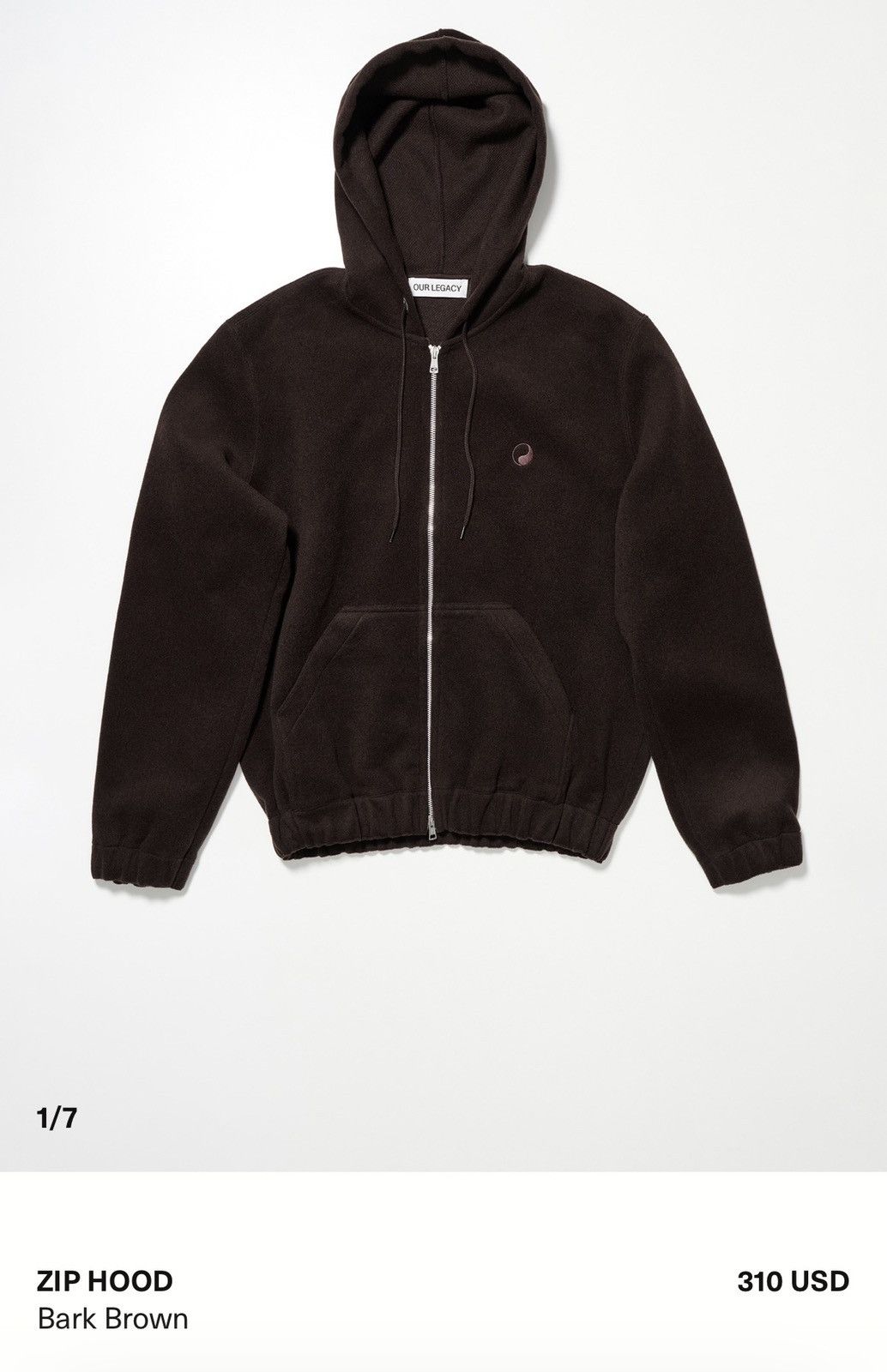 Our Legacy × Stussy Our Legacy x Stussy Work Shop Black Scuba Zip