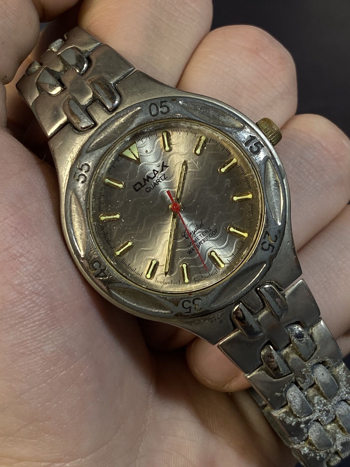 Japanese Brand Vintage Omax Japan Waterproof Watch, Japanese Brand Size ONE SIZE - 9 Thumbnail