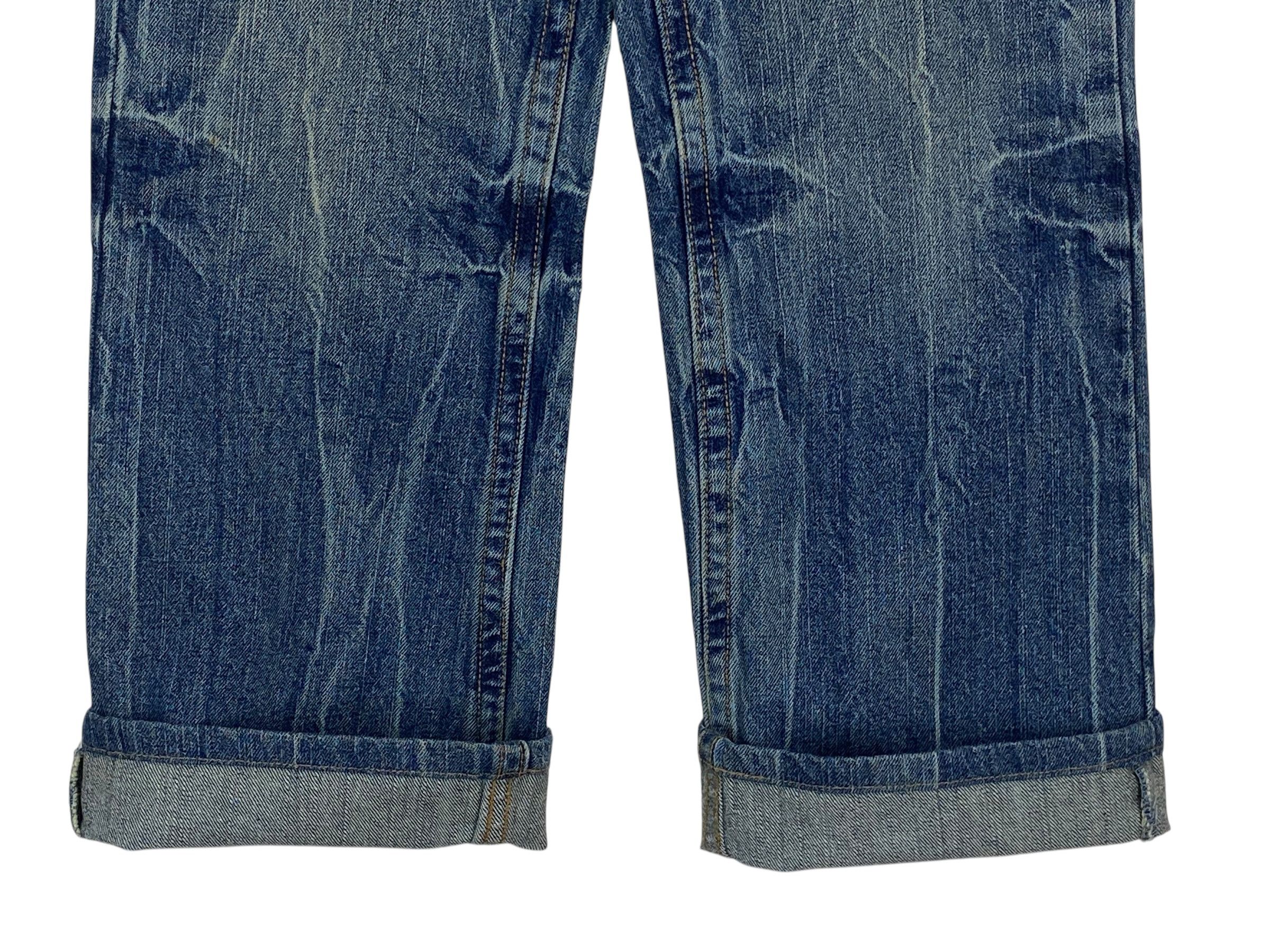 Japanese Brand Oilcake Jeans Double Waist Cropped Jeans Japanese Jeans Size US 29 - 8 Thumbnail