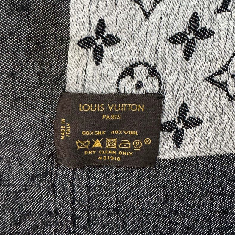 Louis Vuitton Louis Vuitton Reversible wool and silk-blended shawl scarf Size ONE SIZE - 3 Thumbnail