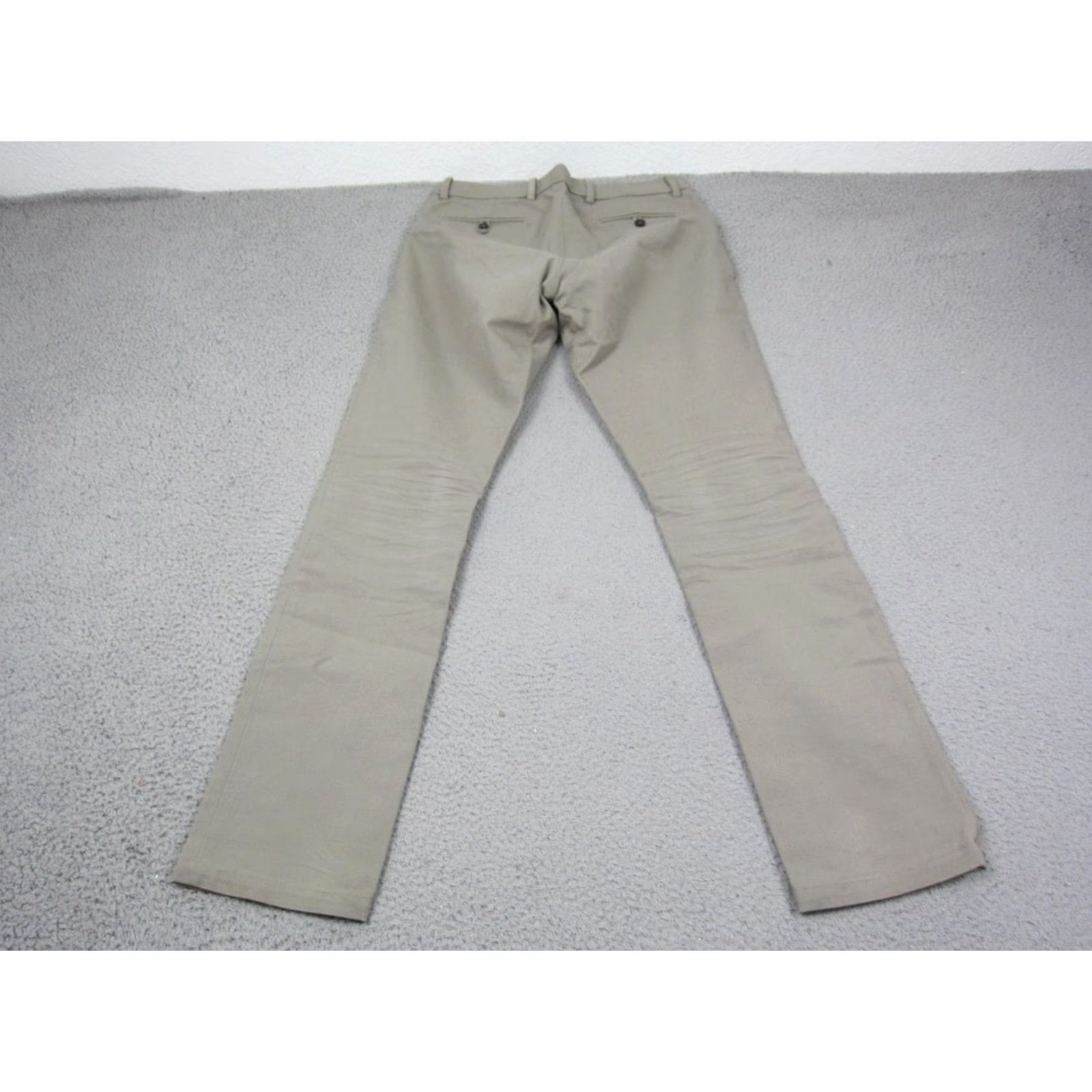 Gustin Gustin Pants Mens 31 Beige Slim Fit Chino Straight Wool Cotton Button Fly USA Made Pants Mens 31 Beige Slim Chino Straight Button Fly USA Made Size US 31 - 7 Thumbnail