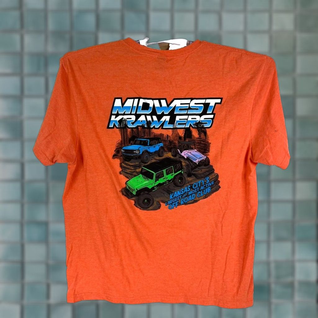 Gildan Gildan Kansas City Off Road T-Shirt Mens Adult Large Orange Double-Sided Graphic Astro Boy Size US L / EU 52-54 / 3 - 1 Thumbnail