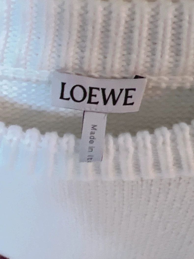 Loewe LOEWE Loft white knit sweater Size XS / US 0-2 / IT 36-38 - 3 Thumbnail