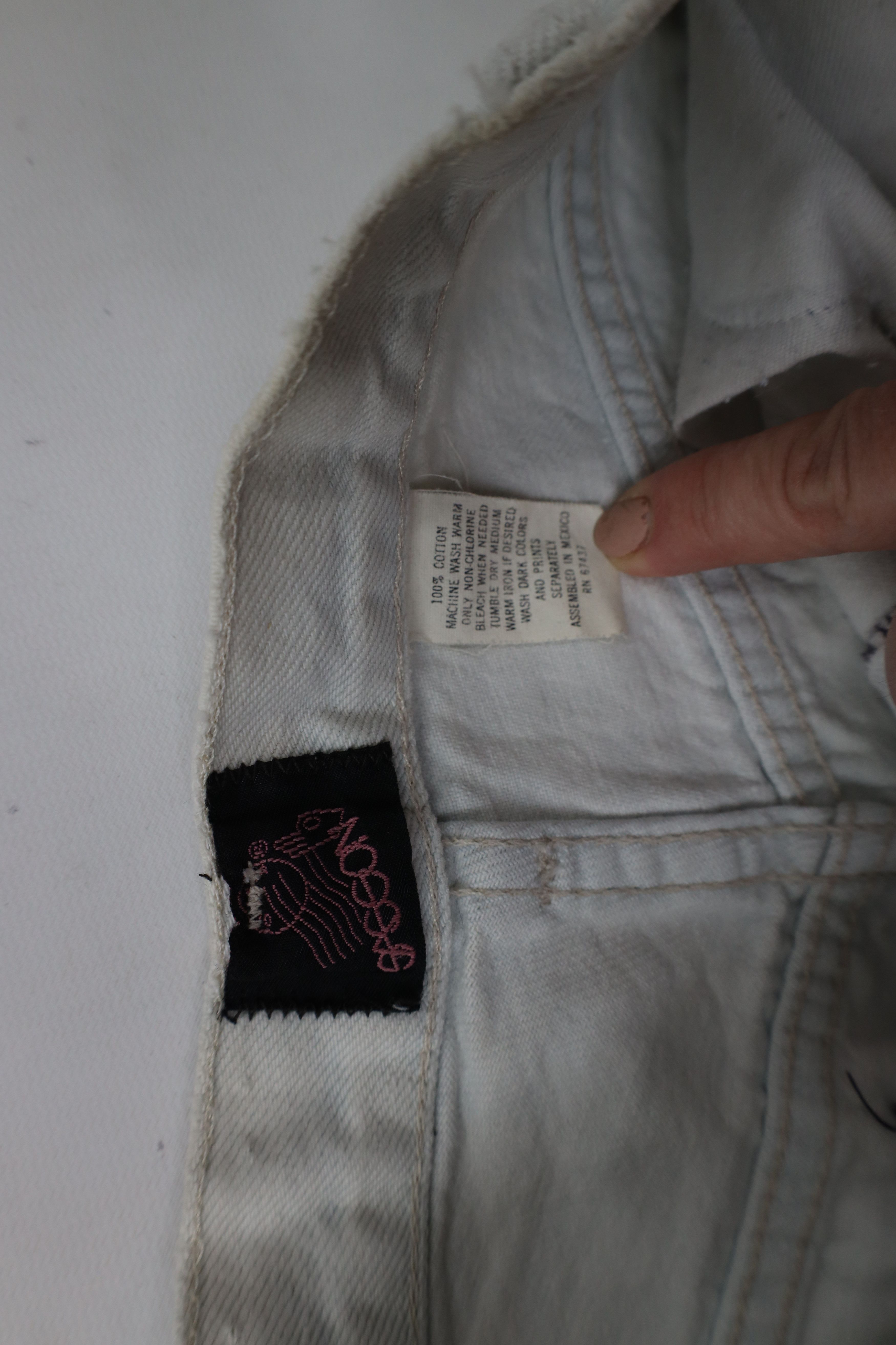 Vintage Vintage 80s 90s Streetwear Tapered Leg Denim Jeans Cotton Size 28" / US 6 / IT 42 - 8 Thumbnail
