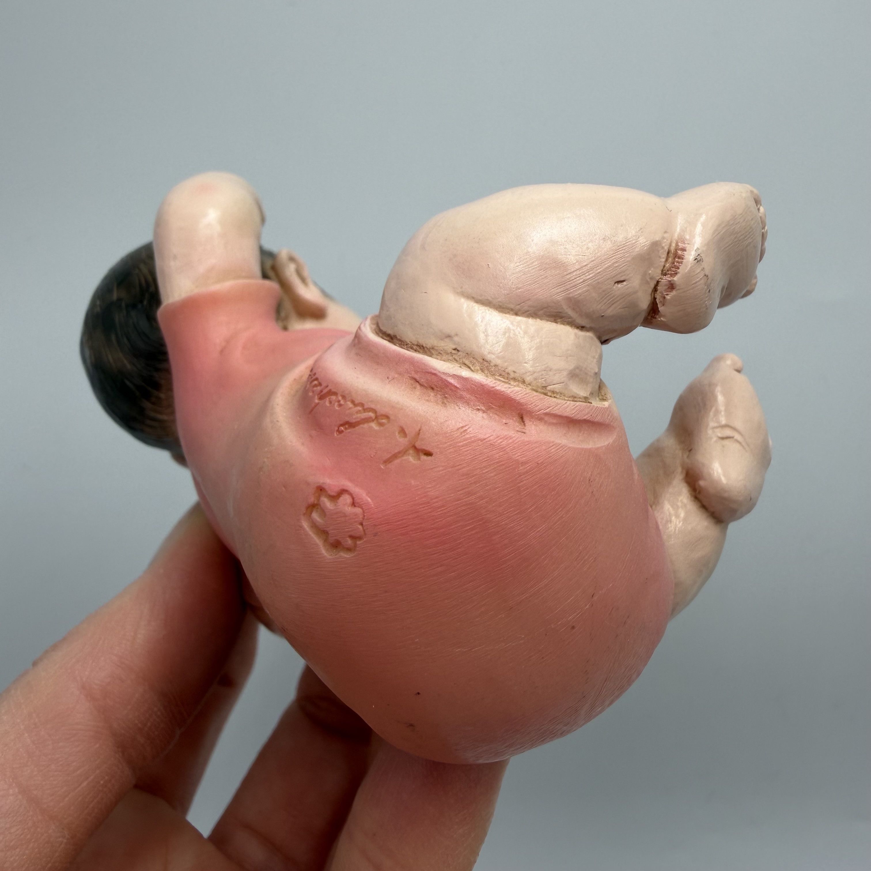 Vintage Vintage Baby Figurine A. Lucchesi Signed Hand Painted Size ONE SIZE - 8 Thumbnail