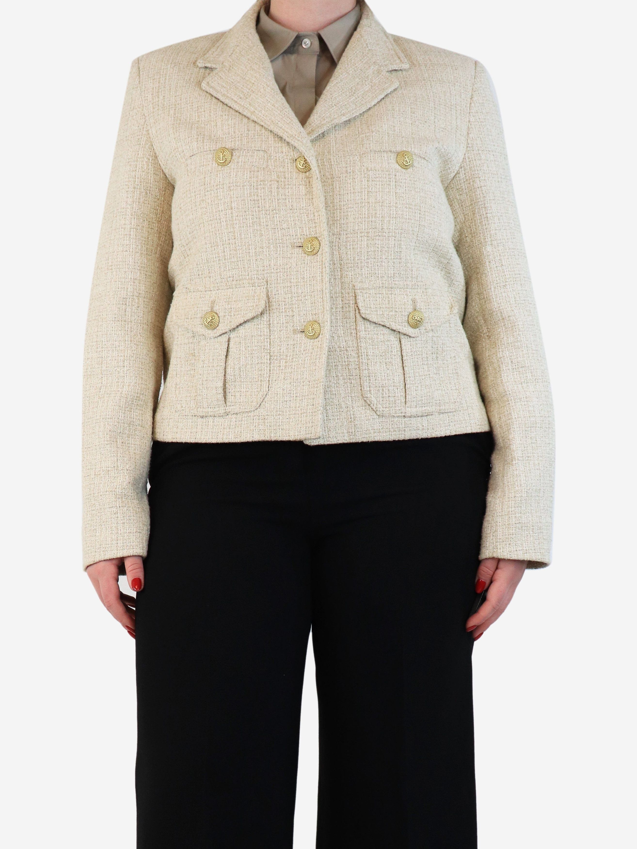 コート Weekend Beige Teddy Fabric Emmy Coat max-mara-weekend-emmy-beige-