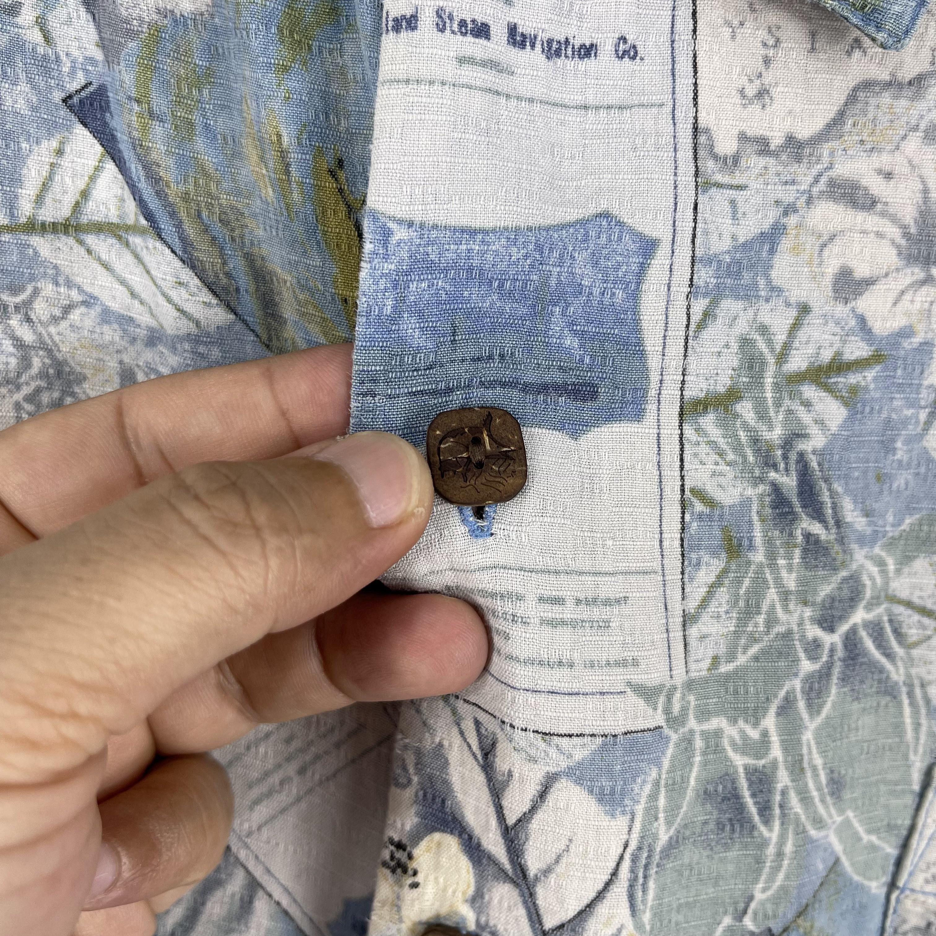 Vintage Vintage Hawaiian Aloha Floral Beach Surfing Motive Shirt Size US XL / EU 56 / 4 - 7 Thumbnail