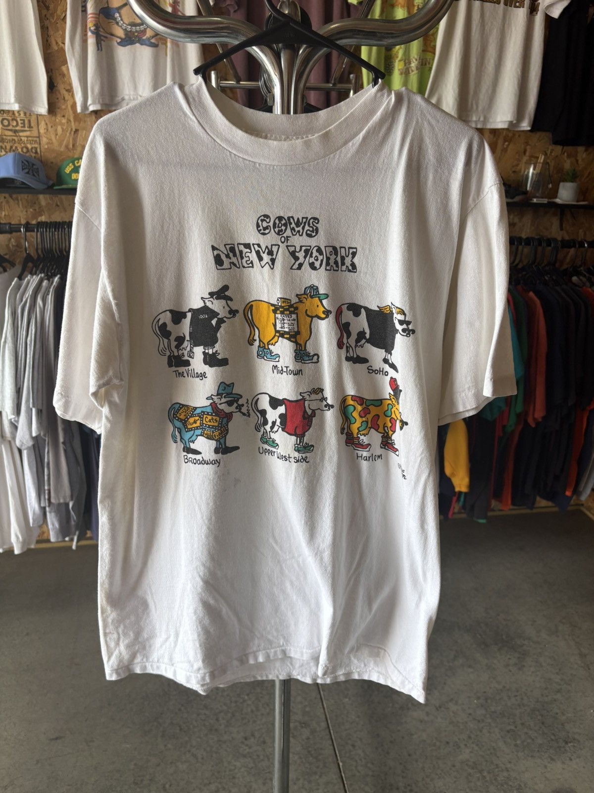 Vintage 1980’s Cows of New York T-Shirt Size US XL / EU 56 / 4 - 1 Thumbnail