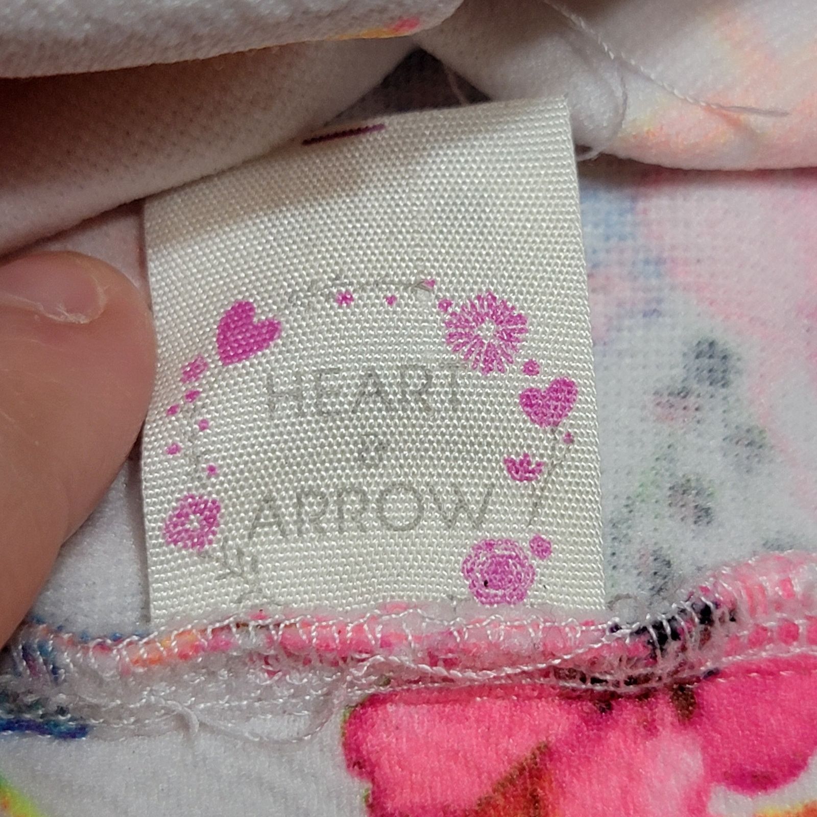 Other Heart & Arrow Girls Skirt w/ Neon Flowers - Size Medium(10) Size 22" - 4 Thumbnail