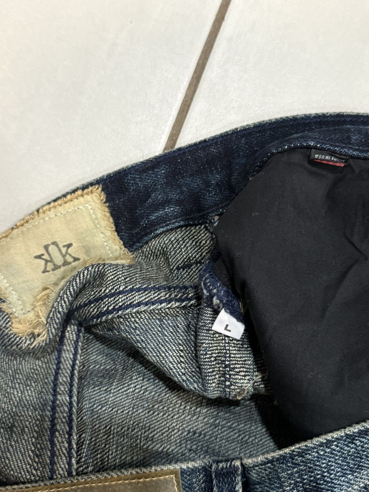 K-Two Studios Ktwo bootcut washed indigo denim Size US 32 / EU 48 - 4 Thumbnail