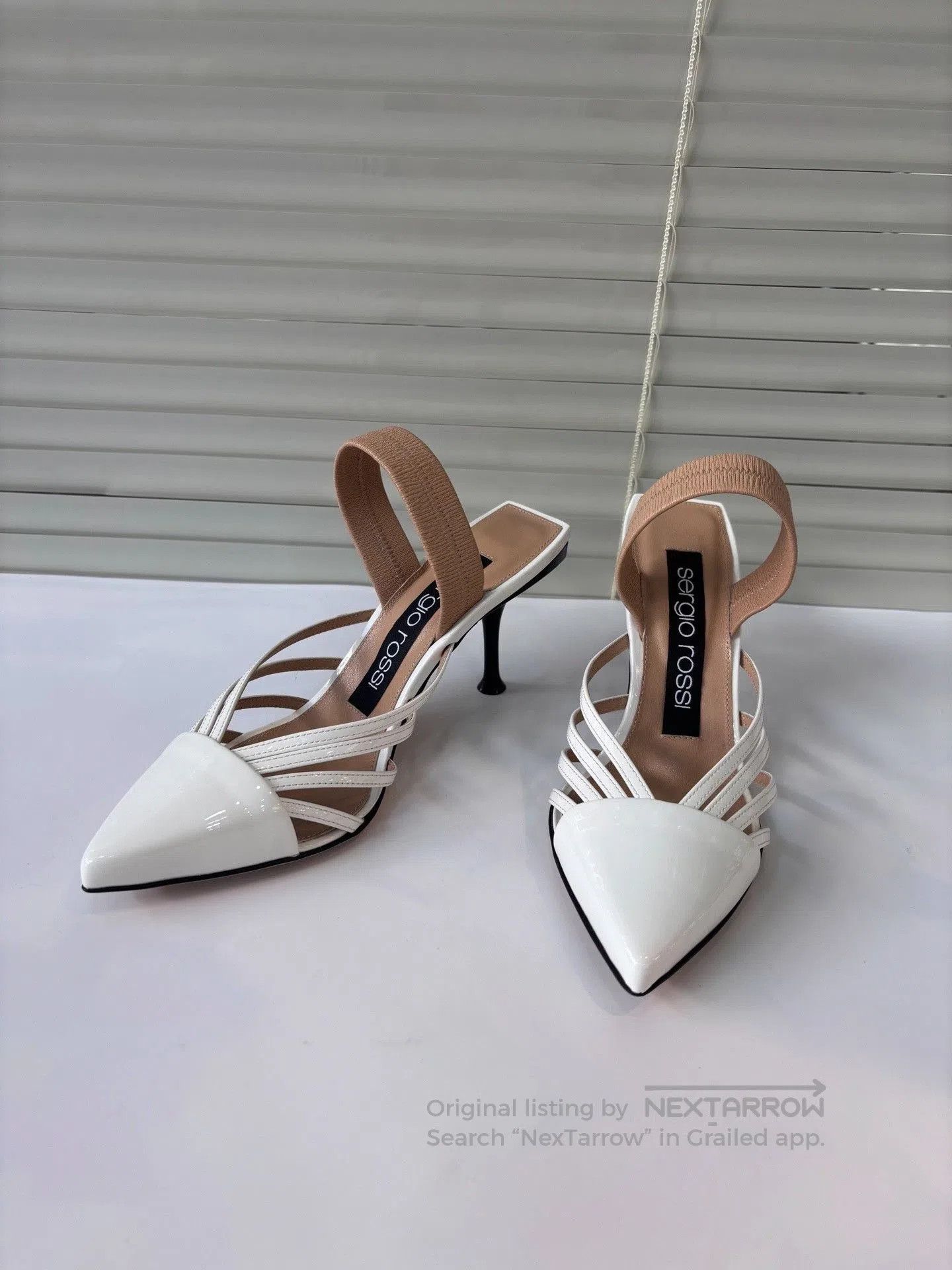 Sergio Rossi Sergio Rossi White Two. Size US 5 / IT 35 - 6 Thumbnail