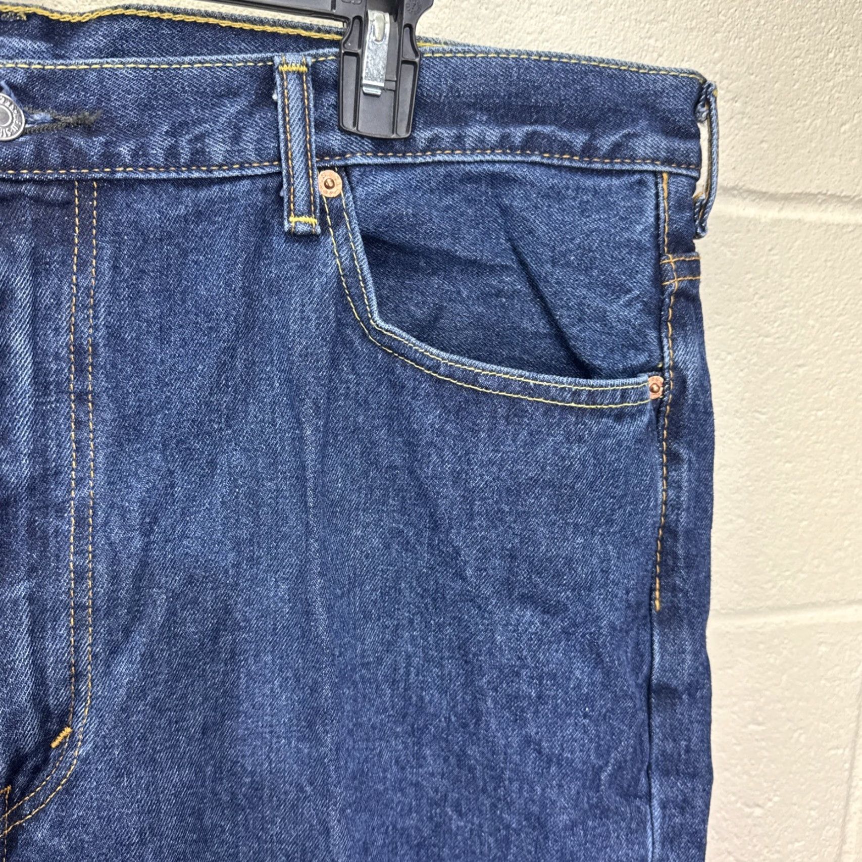 Levi's Levi's 550 Relaxed Fit Blue Jeans Men Size 42x30 Denim Dark Wash 5-Pocket Classic Size US 42 / EU 58 - 3 Thumbnail