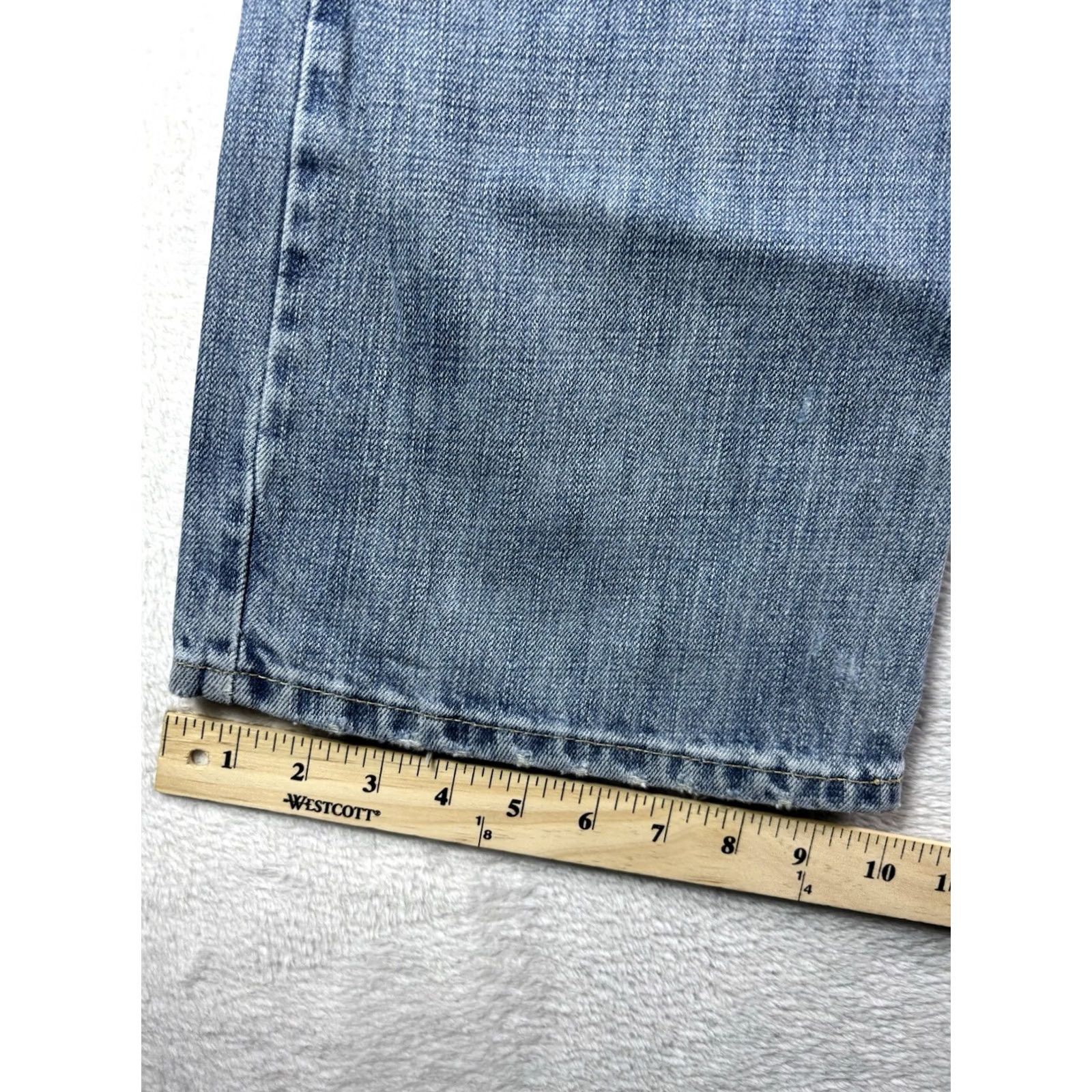 Ariat Ariat M4 Jeans Men's 38x30 Distressed Bootcut Denim Blue 5-Pocket Western Work Jeans Men's Regular Size 38 Size US 38 / EU 54 - 5 Thumbnail