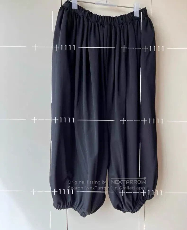 Comme des Garcons Comme Des Garcons size S Wool Low-Rise Lantern Pants Class Size 23" - 3 Thumbnail