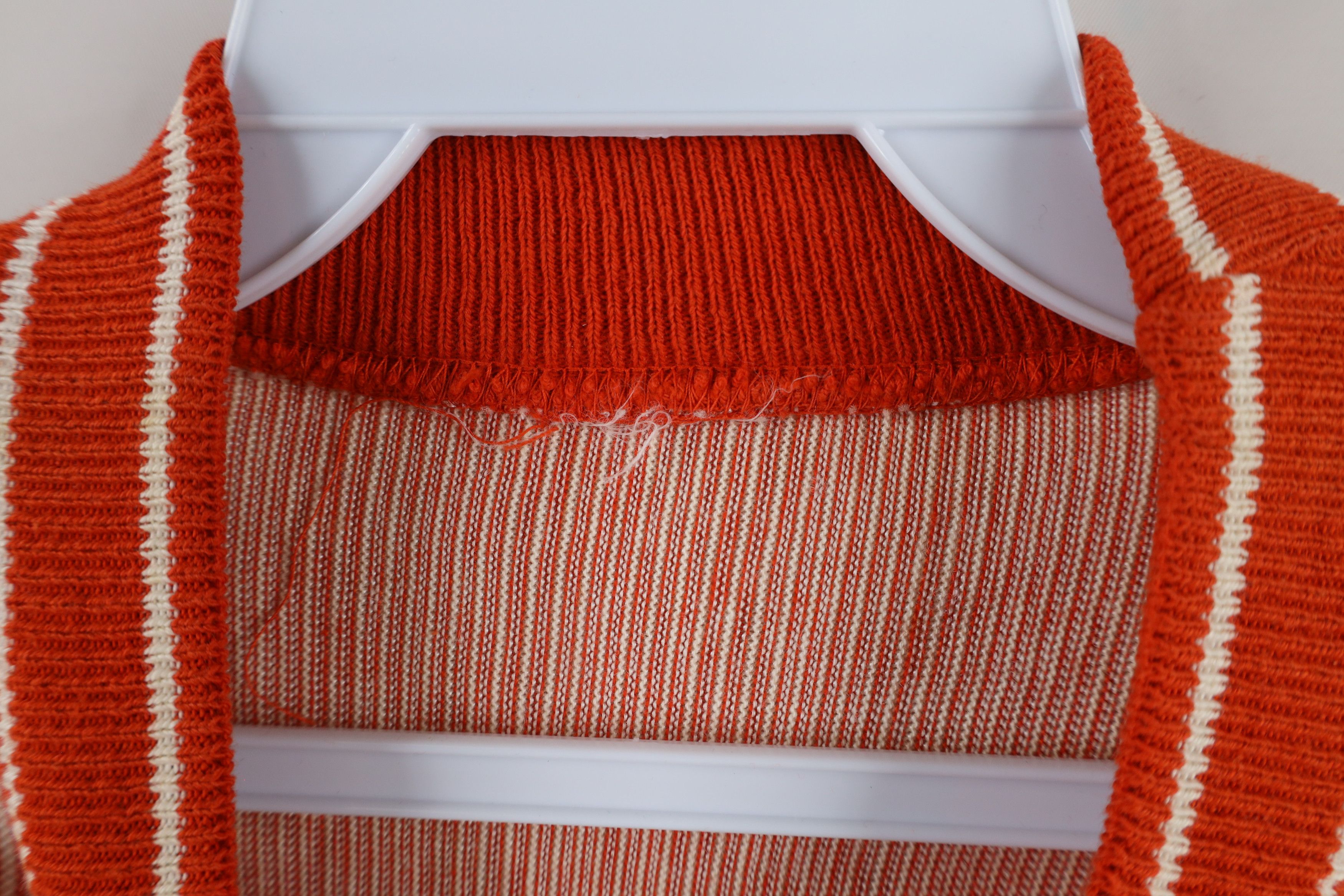 Vintage Vintage 50s 60s Streetwear Knit Ringer T-Shirt Orange Size US M / EU 48-50 / 2 - 6 Thumbnail