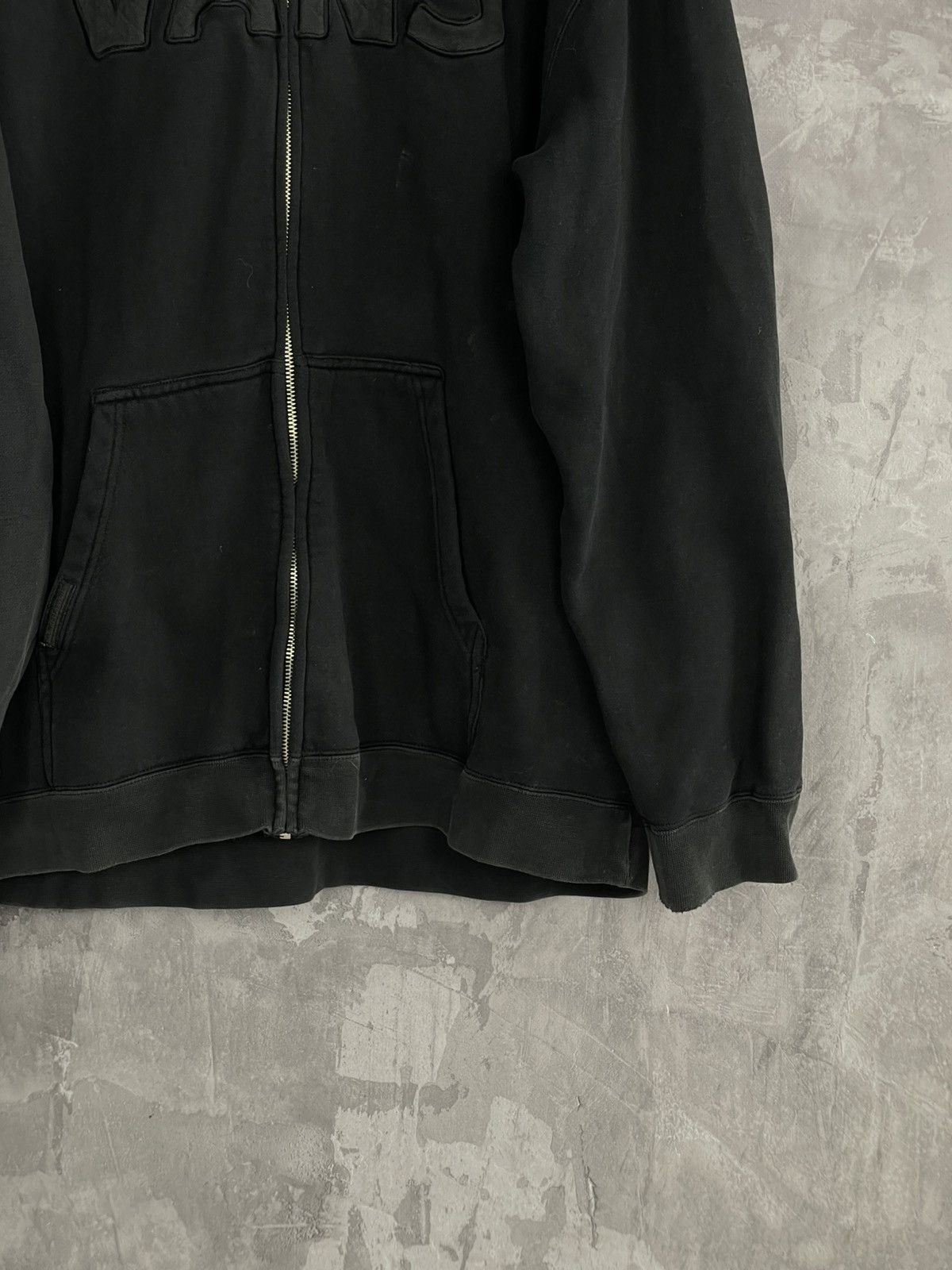 Vans Vintage Faded Vans Jessie Pinkman Style Zip Hoodie Size US L / EU 52-54 / 3 - 6 Thumbnail