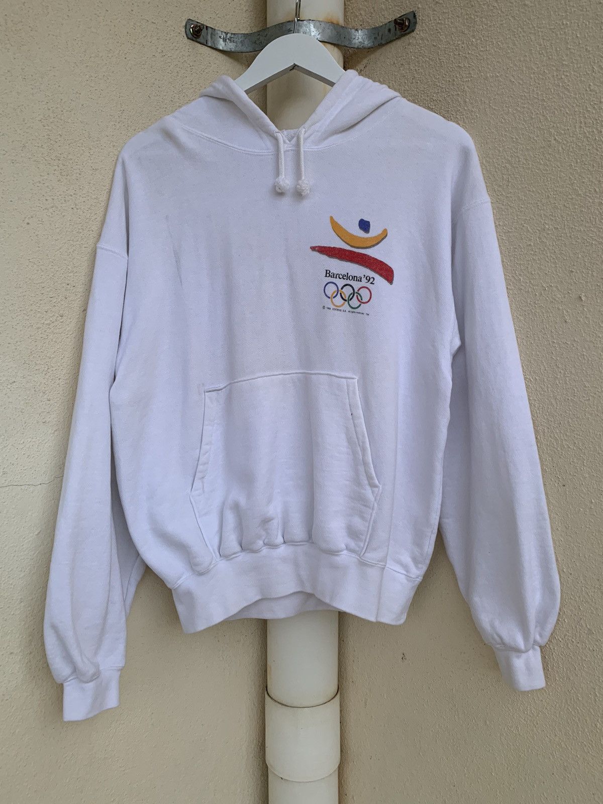 Japanese Brand Vintage Mizuno Olympic Barcalona 92 Hoodie Rare Size US L / EU 52-54 / 3 - 6 Thumbnail