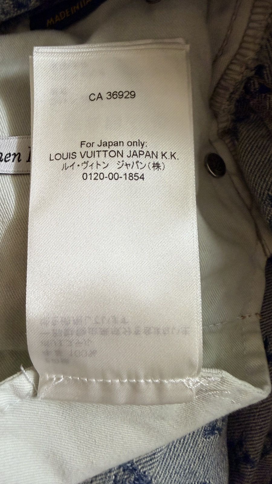 Louis Vuitton LOUIS VUITTON Graffiti 36 Blue Monogram Denim Jeans Size US 36 / EU 52 - 10 Thumbnail