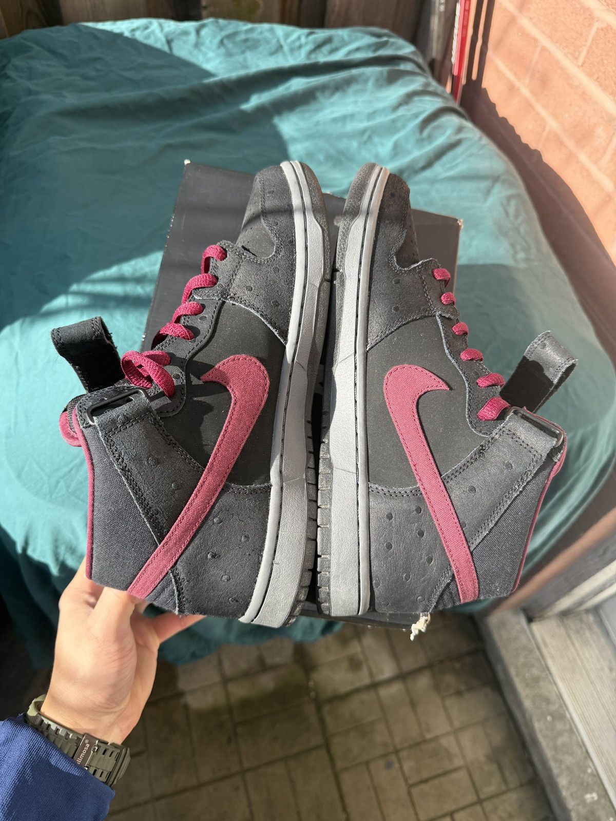 Nike Nike Dunk SB Mid Ostrich / Cherrywood Size US 9.5 / EU 42-43 - 4 Thumbnail