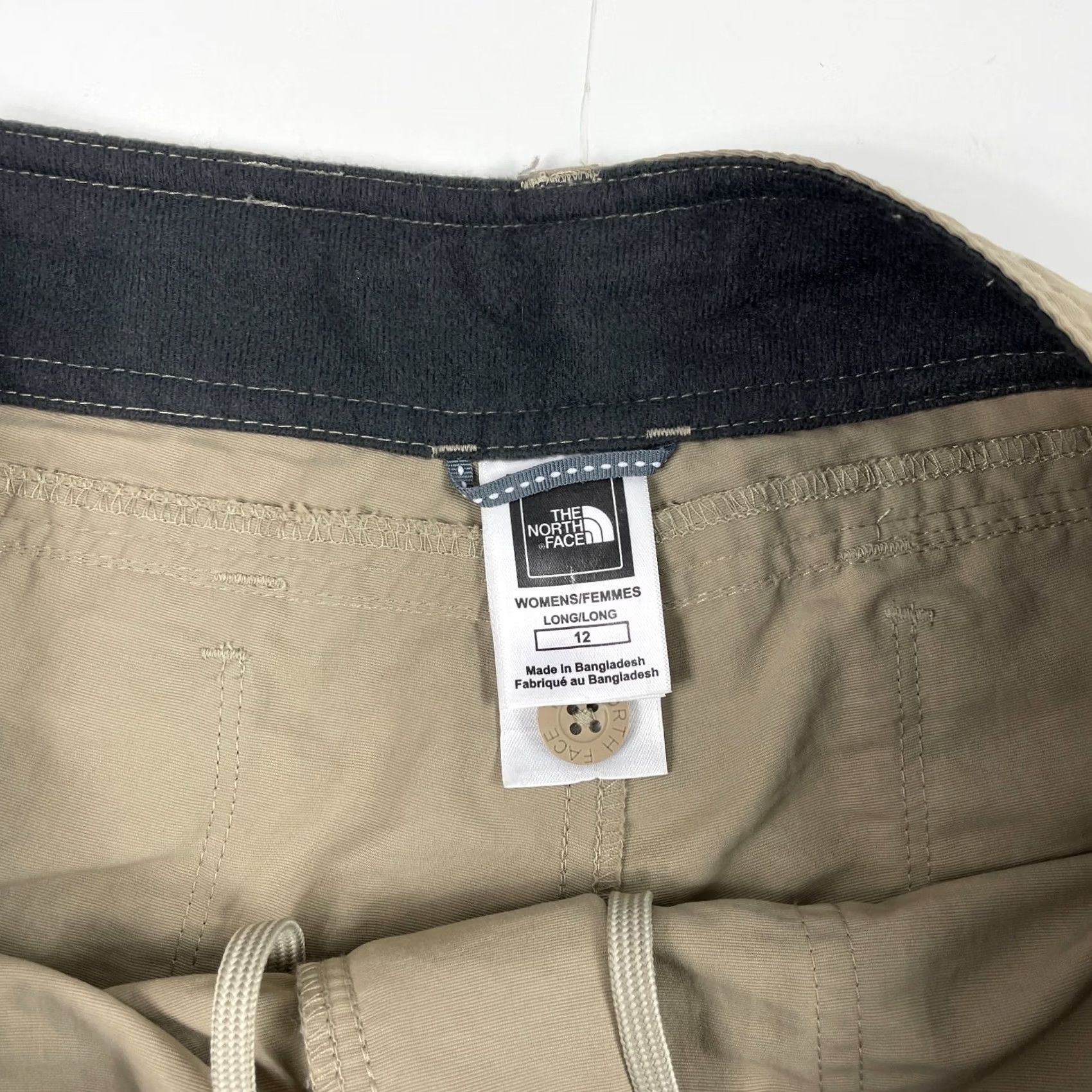 The North Face The North Face Shorts Womens 12 Beige Cargo Fishing Hiking Trekking Camp 33 x 8 Size 34" / US 12 / IT 48 - 6 Thumbnail