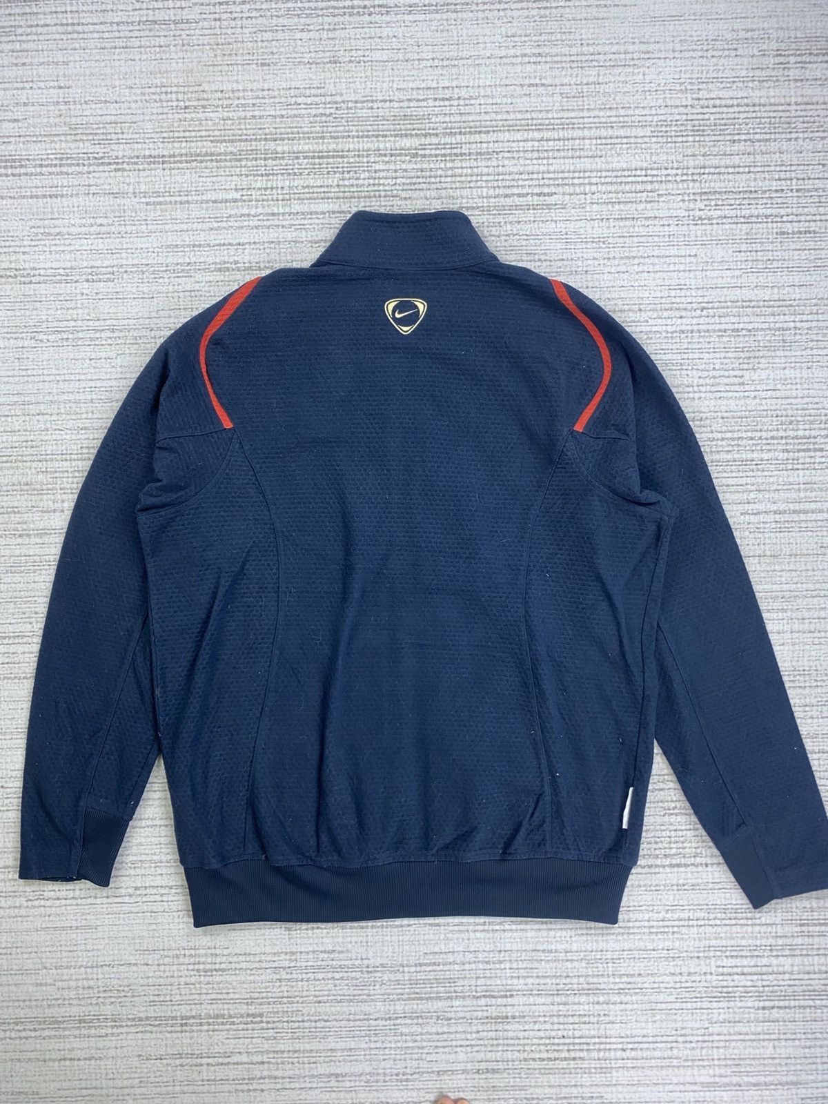 Japanese Brand × Nike × Vintage Vintage Nike 90 Sphere Thermal Embroidery Logo Zipper Jacket Size US M / EU 48-50 / 2 - 2 Thumbnail