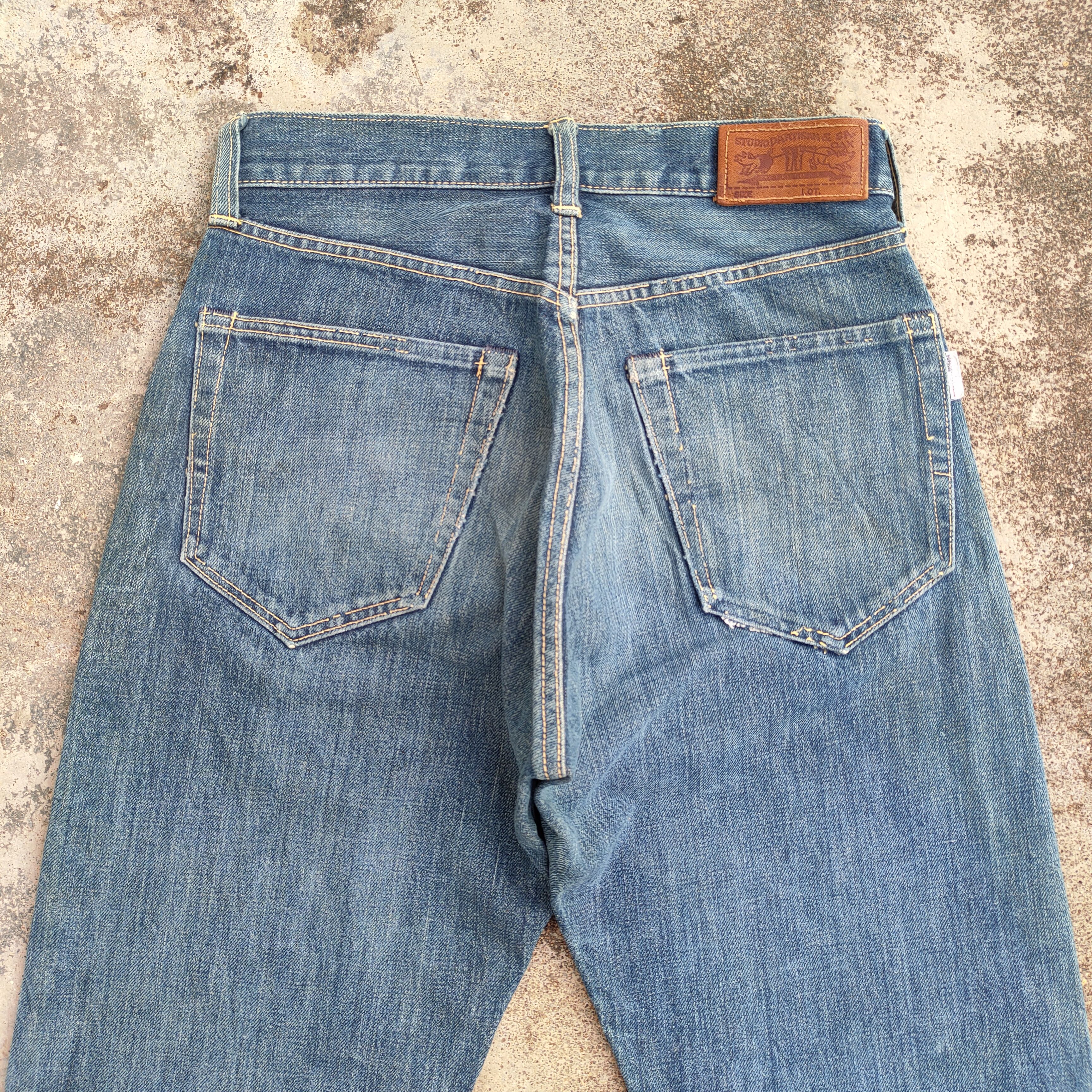Studio D'Artisan VTG STUDIO D'ARTISAN SELVAGE BUTTONFLY JEAN DENIM PANTS Size US 28 / EU 44 - 12 Thumbnail