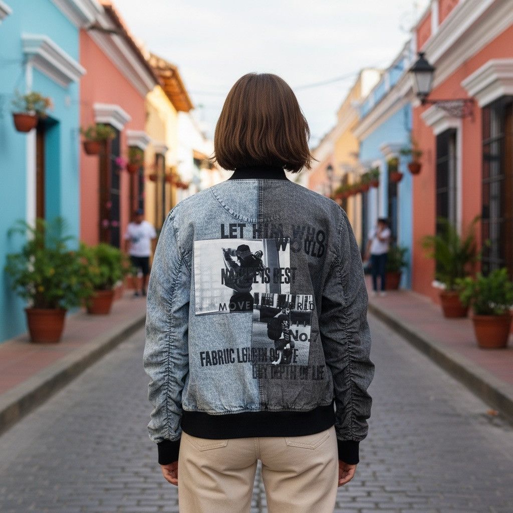 In The Attic IN THE ATTIC TWO TONES BOMBER JACKET Size L / US 10 / IT 46 - 1 Thumbnail
