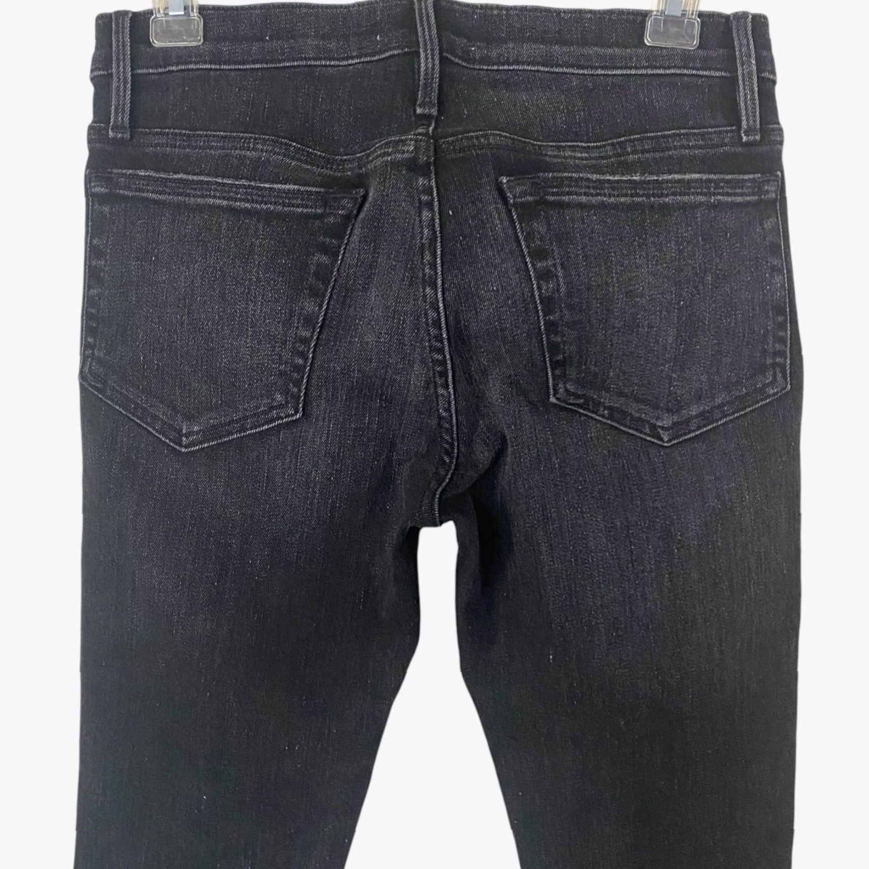Frame FRAME L'Homme Skinny Stretch Denim Jeans Men 29 Black Distressed 5-Pocket 32in Inseam Regular Size Size US 29 - 6 Thumbnail