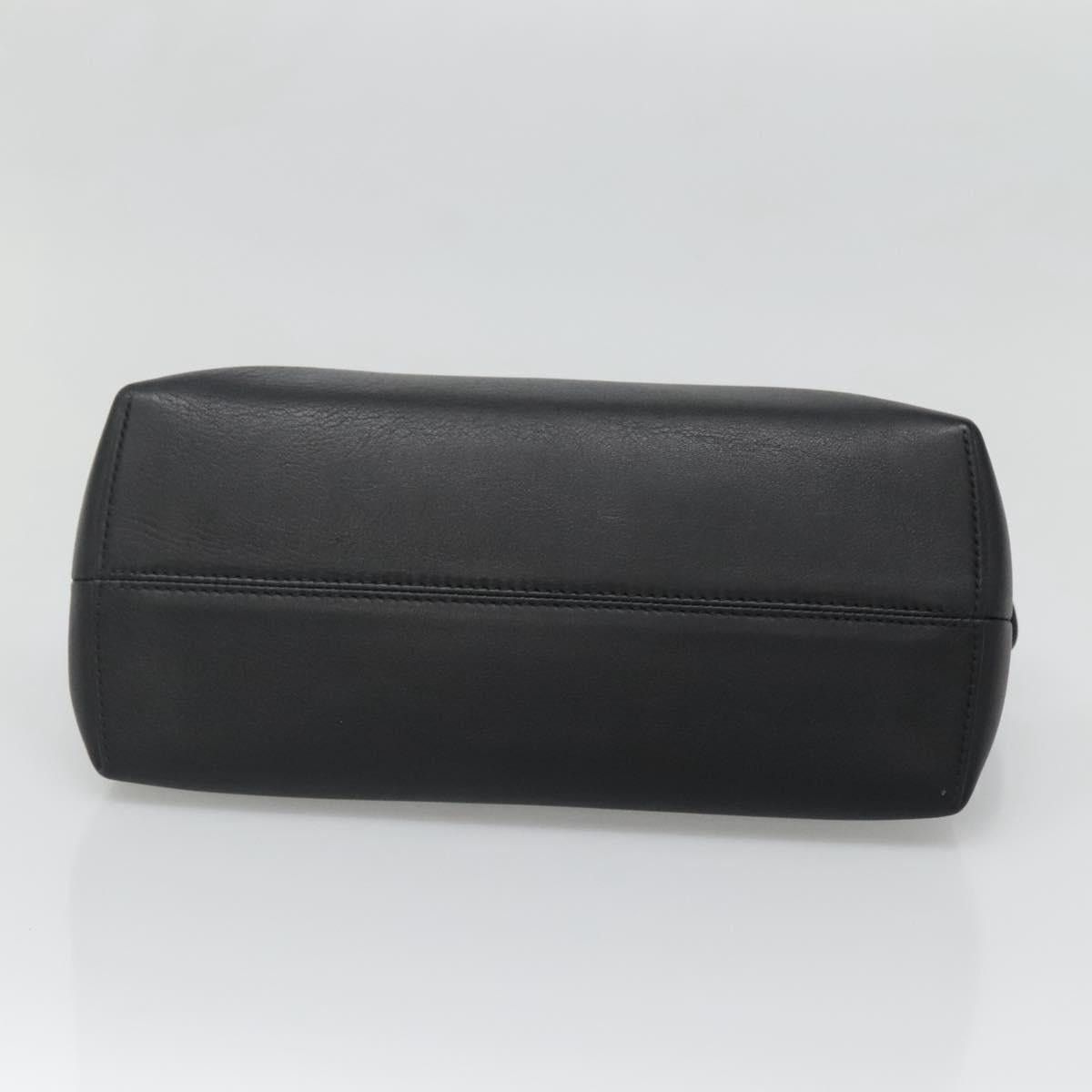 Fendi FENDI Hand Bag Leather Black Silver Size ONE SIZE - 9 Thumbnail