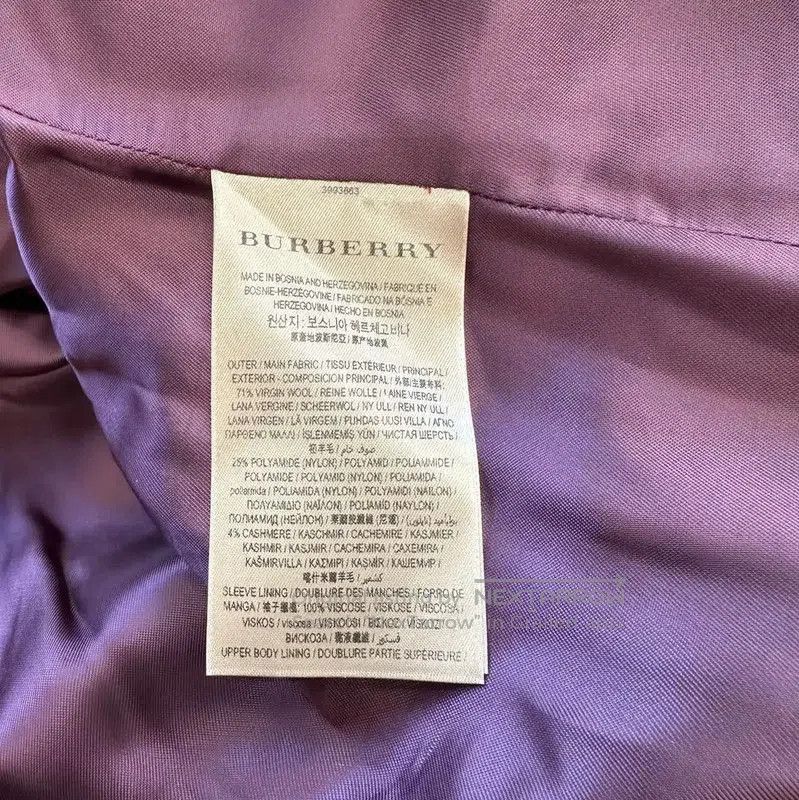 Burberry Burberry Red Cashmere Coat for Women. Size L / US 10 / IT 46 - 5 Thumbnail
