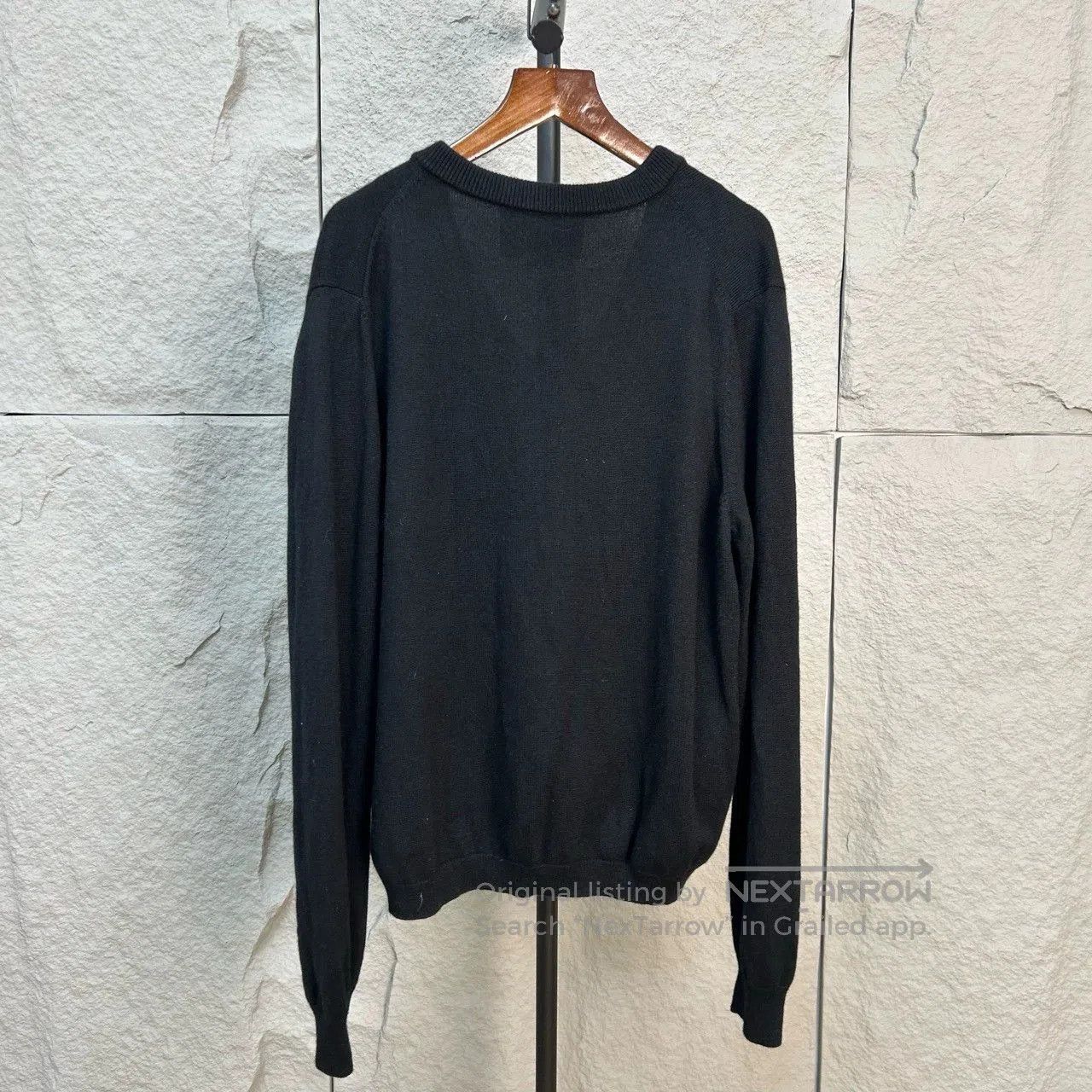Gucci gucci bear pattern v-neck knit sweater. Size L / US 10 / IT 46 - 2 Thumbnail