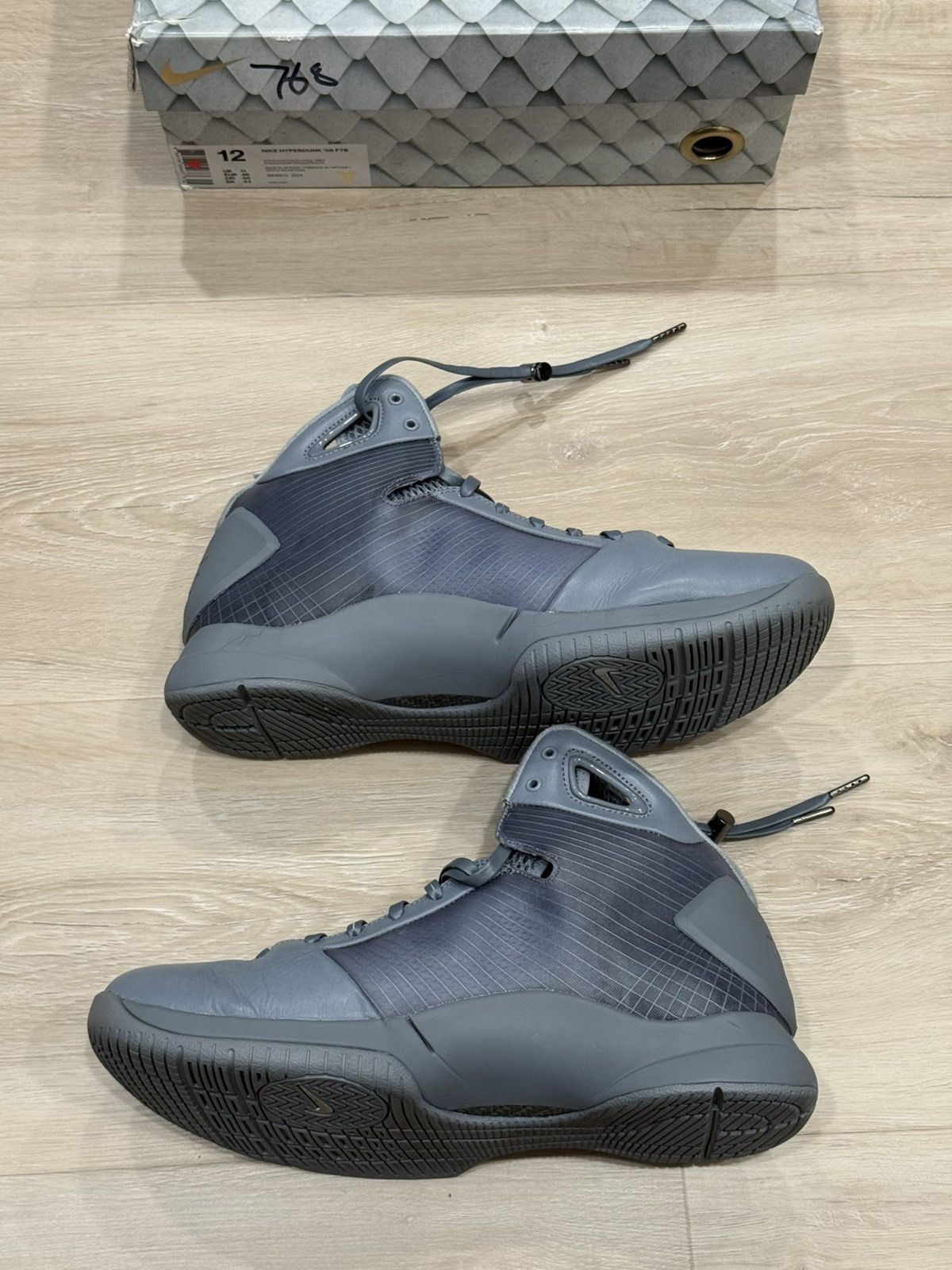 Nike Nike Kobe Hyperdunk ‘08 Fade to Black Sneakers Size US 12 / EU 45 - 8 Thumbnail