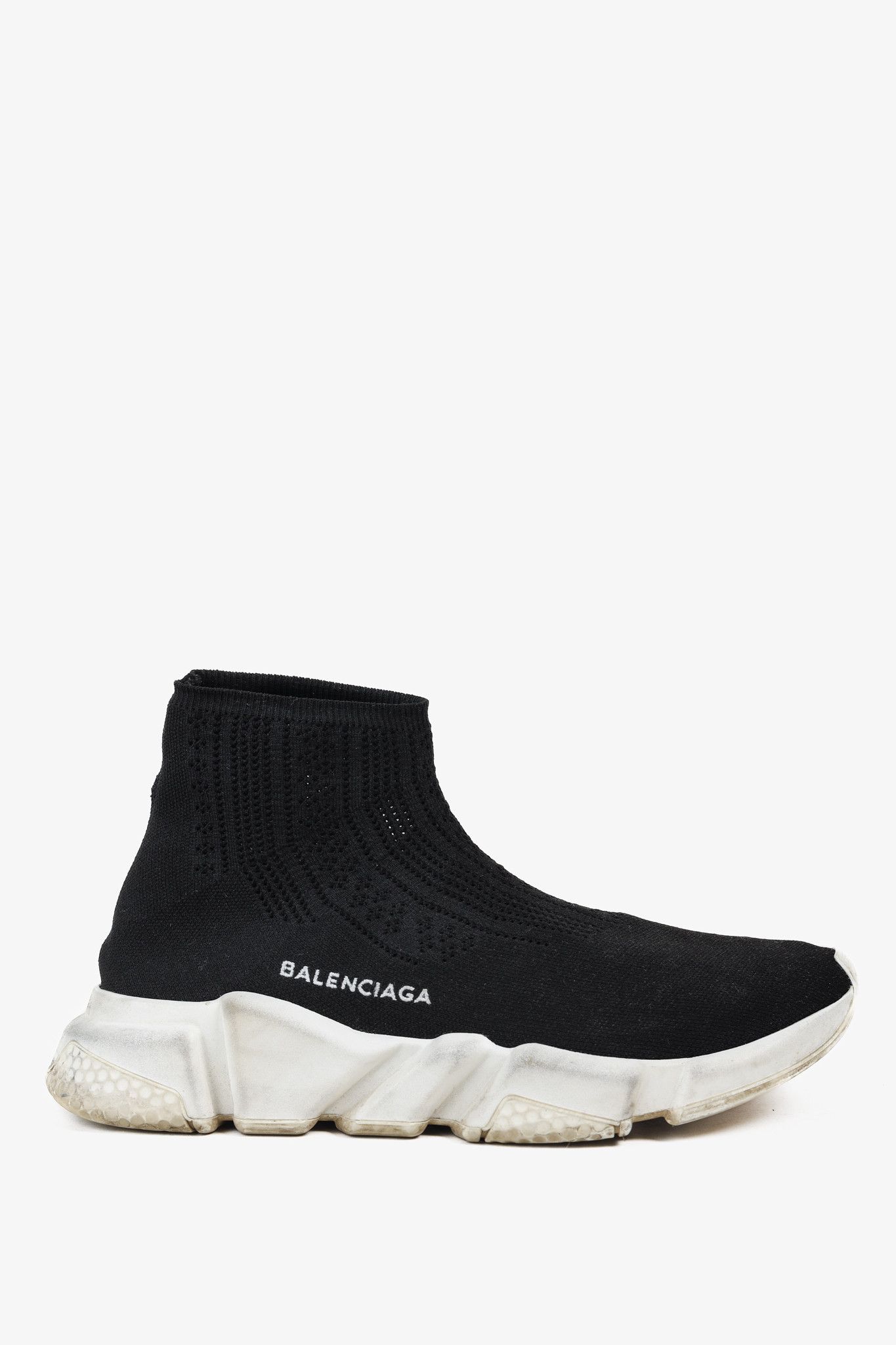 Balenciaga Speed Black Knit Sock Sneakers