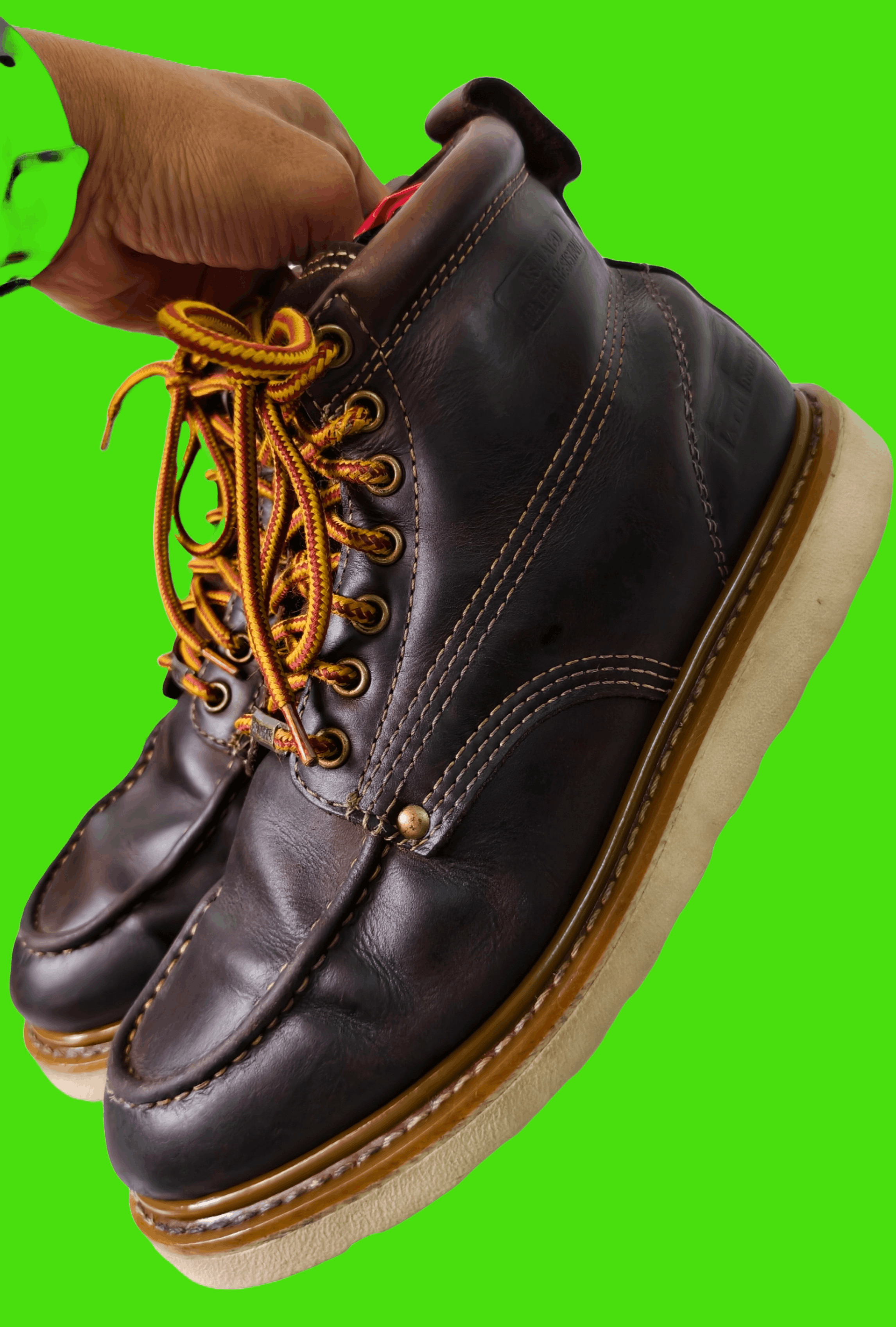 Other Path Finder Handmade Moc Toe Leather Goodyear Welt Shoe Size US 10 / EU 43 - 8 Thumbnail