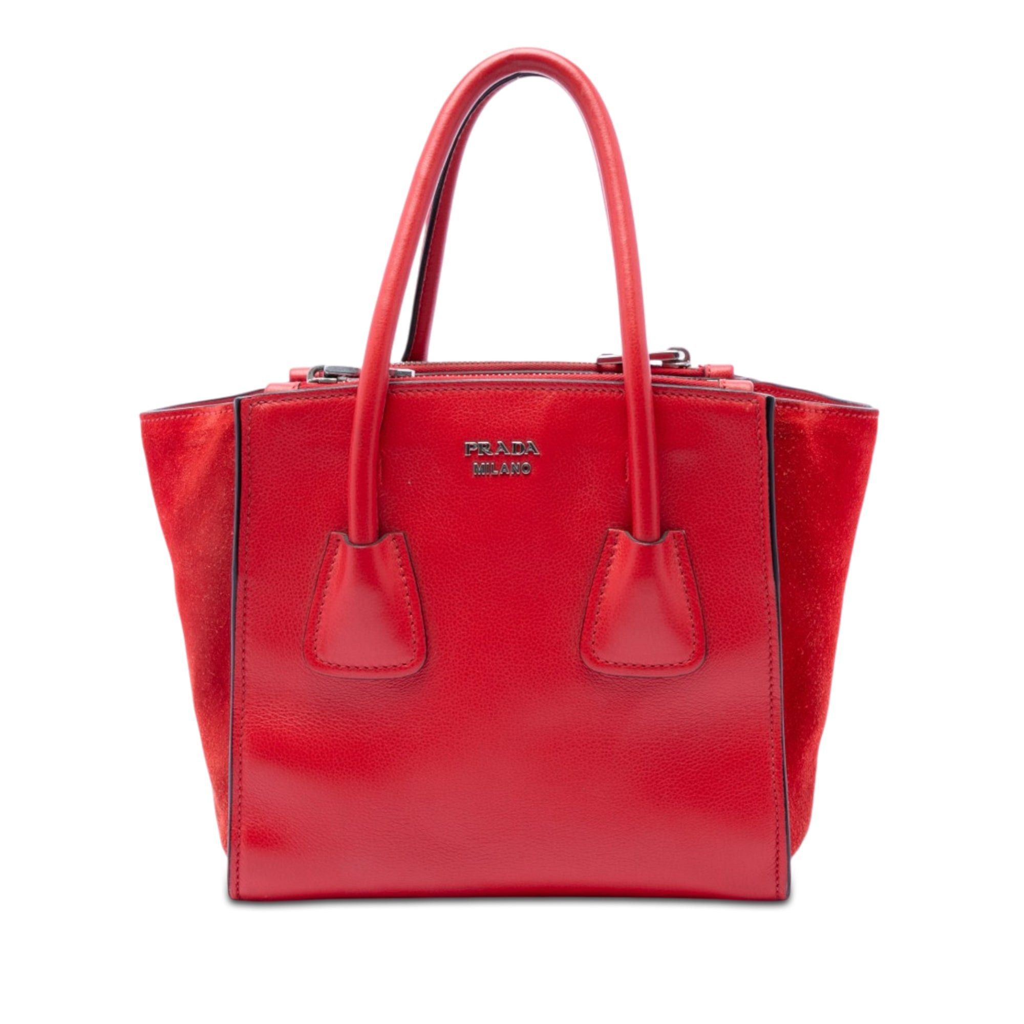 Prada Small Glace Calf Twin Pocket Satchel Size ONE SIZE - 1 Thumbnail