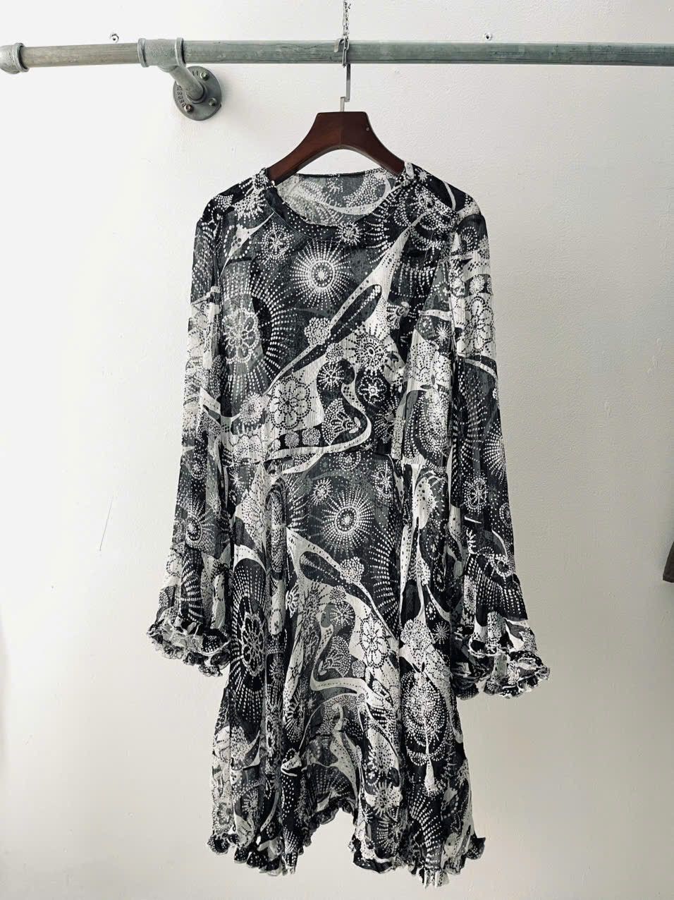 Chloe 2018 Chloe floral ruffle dress Size S / US 4 / IT 40 - 3 Thumbnail