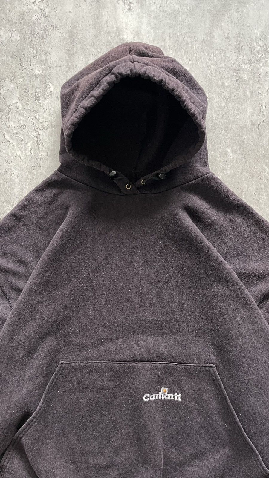 Carhartt × Vintage VINTAGE 1990S FADED CARHARTT HOODIE Size US XXL / EU 58 / 5 - 2 Thumbnail
