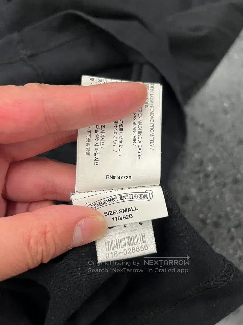 Chrome Hearts CHROME HEARTS Size S Blue Sanskrit printed long sleeves Size US S / EU 44-46 / 1 - 5 Thumbnail