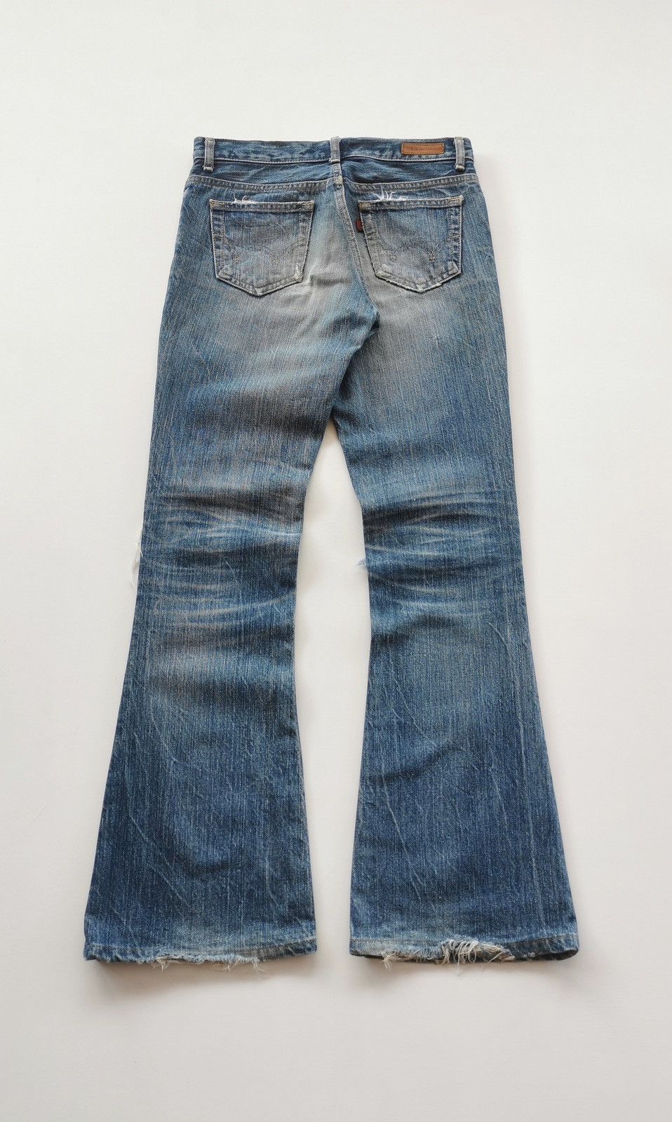 Edwin Rebels Women Edwin Flared Bootcut Rugged Distressed Jeans Size 28" / US 6 / IT 42 - 6 Thumbnail