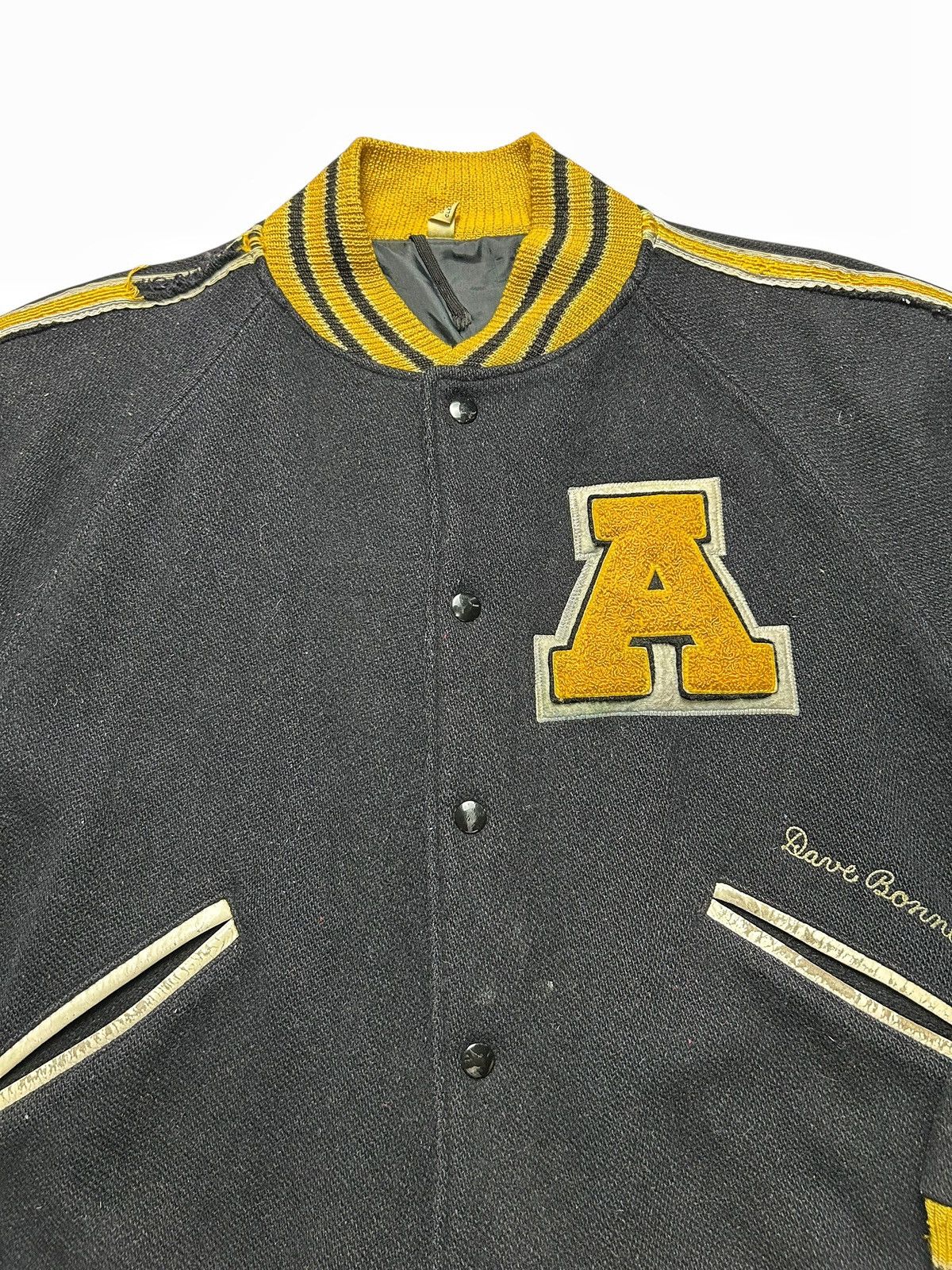 Vintage Vintage 60s Sportswear Letterman Wool Varsity Agler Davidson Size US L / EU 52-54 / 3 - 6 Thumbnail