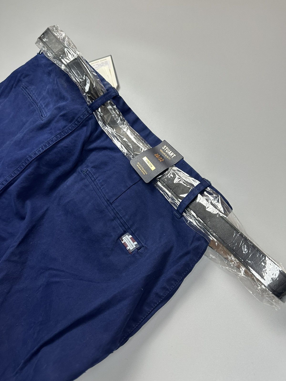 Scotch & Soda Scotch&Soda Deep Blue Tapered Trousers XL Size US 36 / EU 52 - 2 Thumbnail