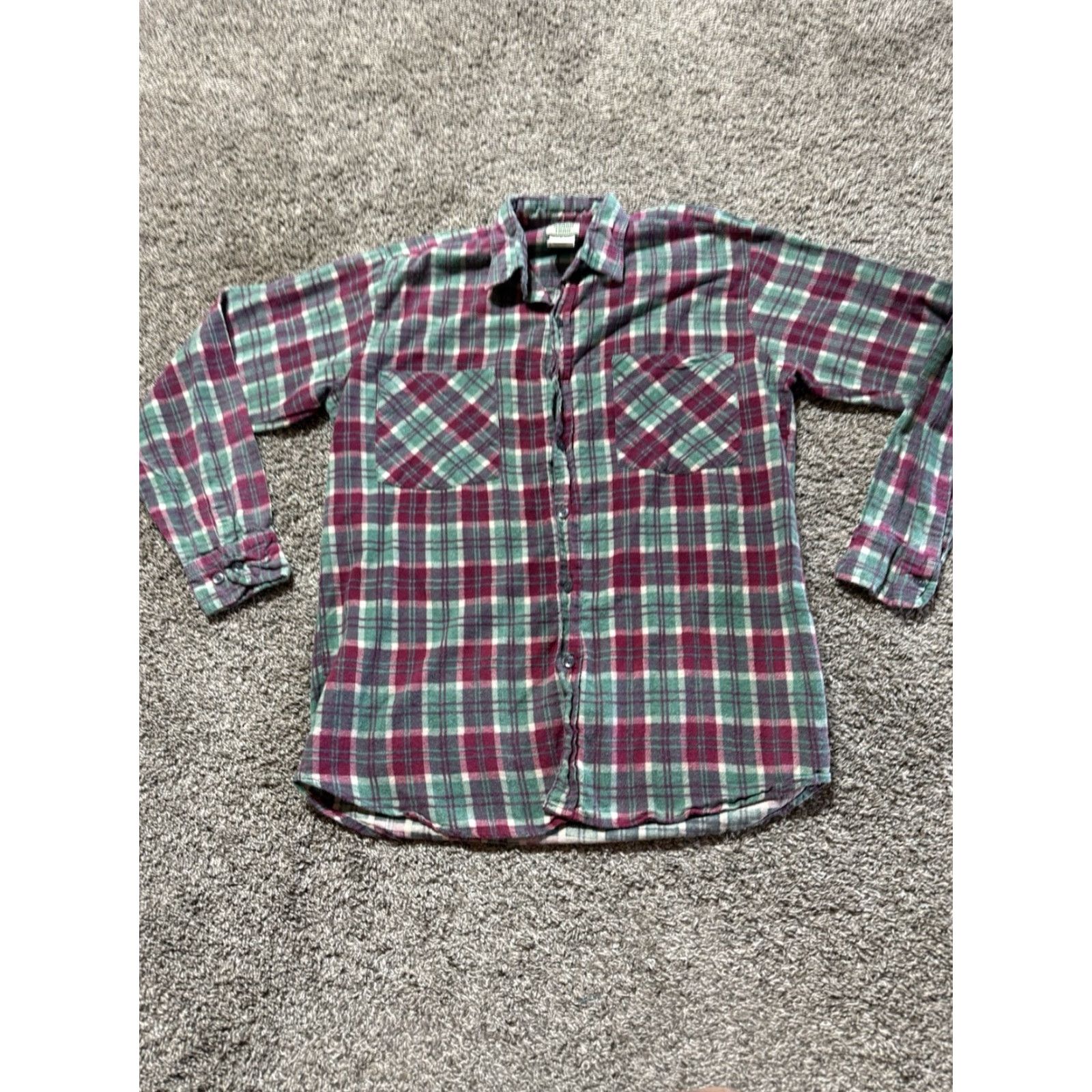 Vintage Ozark Trail Mens Flannel Shirt Button Down Size Medium Long Sleeve Plaid Size US M / EU 48-50 / 2 - 2 Thumbnail