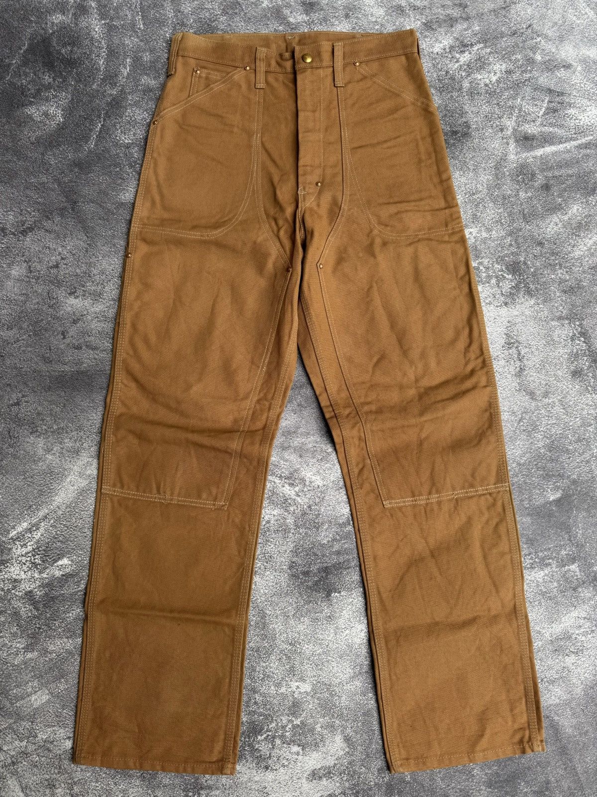 パンツ 60s 70s carhartt double knee duck pants Vintage 70's Carhartt Double Knee Pants – CobbleStore Vintage