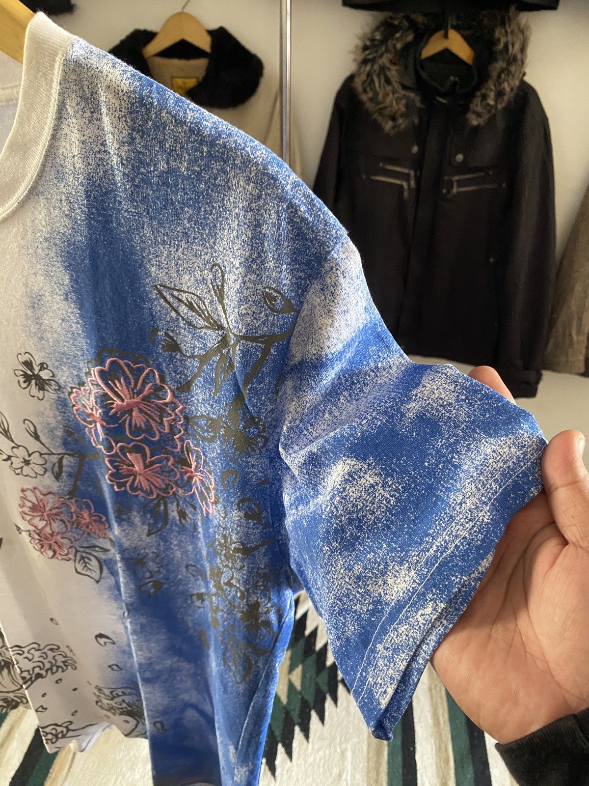Hysteric Glamour Japnese Culture and Wave AOP Tee RARE Size US M / EU 48-50 / 2 - 3 Thumbnail