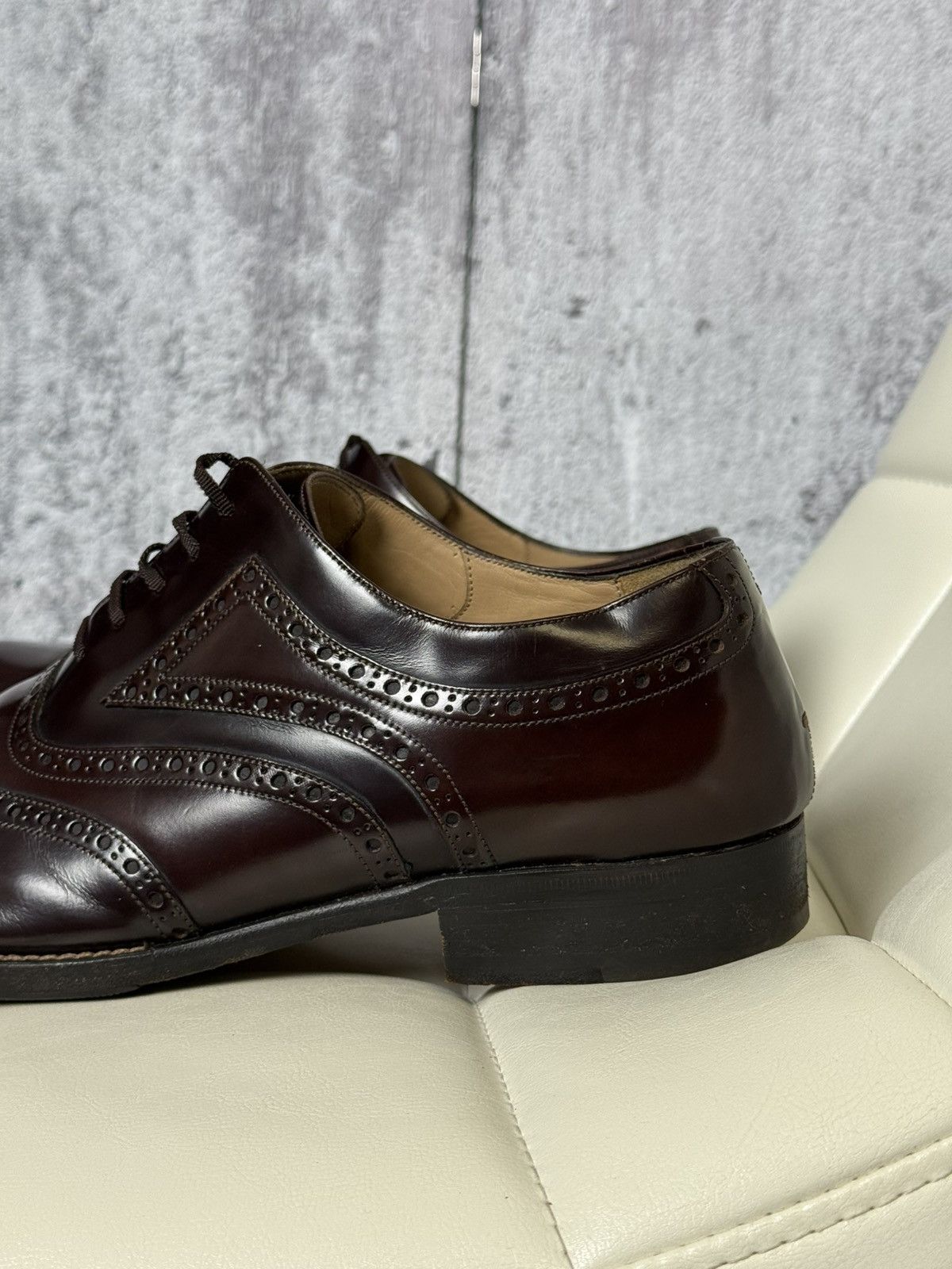 Gucci Gucci Leather Brogue Oxford Dress Shoes Men’s Size 46E Size US 13 / EU 46 - 5 Thumbnail