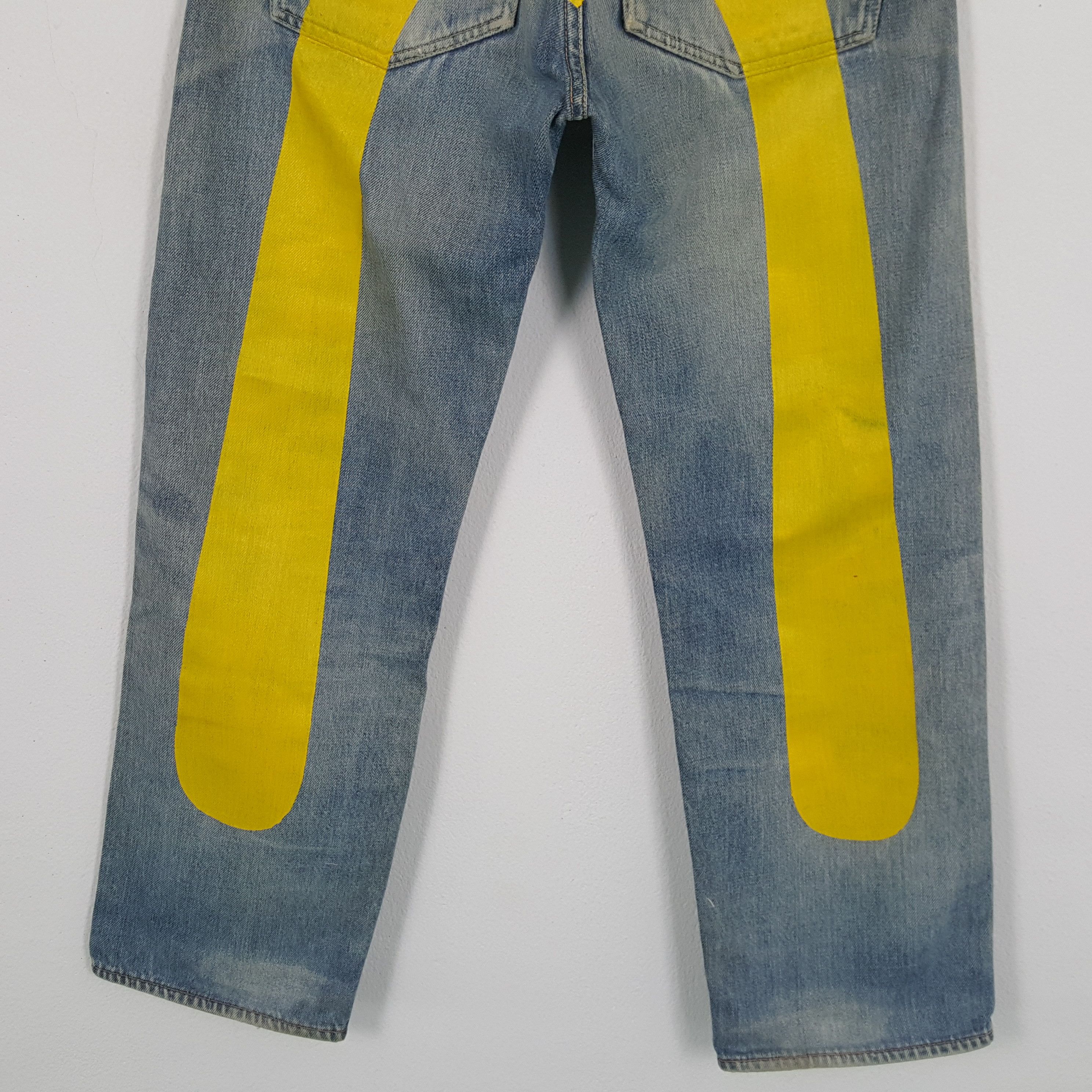 Evisu × Vintage EVISU Japanese Brand Streetwear Custom Daicock Style Jeans Size US 27 - 3 Thumbnail